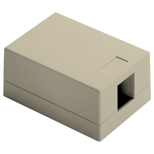 On-Q/Legrand Keystone Surface-Mount Box, 1-Port