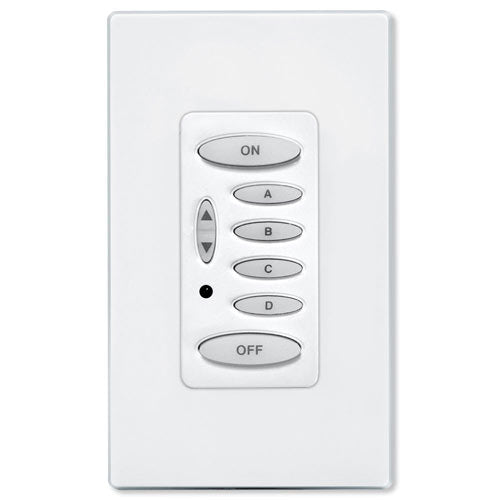 PCS PulseWorx UPB Wall Controller, Load Relay, 8A, 6 Button