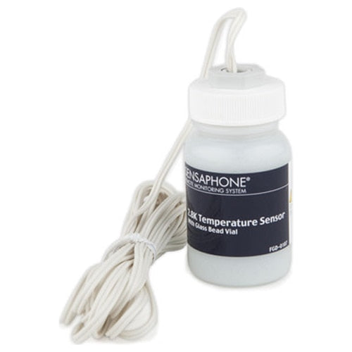 Sensaphone FGD-0107 Temperature Sensor with Glass Bead Vial, 2.8K