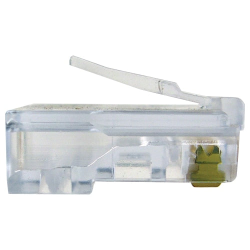 Platinum Tools RJ45 Cat5e Connector, Round Stranded (25 Pack)