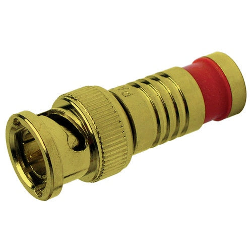 Platinum Tools BNC Compression Connector, RG59 (Gold-Plated)