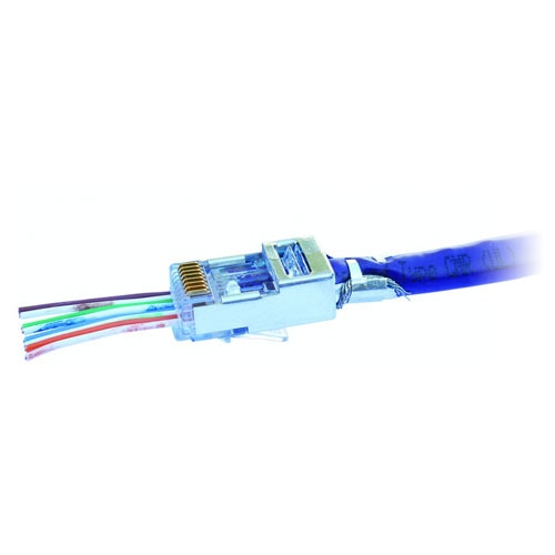 Platinum Tools EZ-RJ45 Shielded Cat5e/6 Connector, External Ground