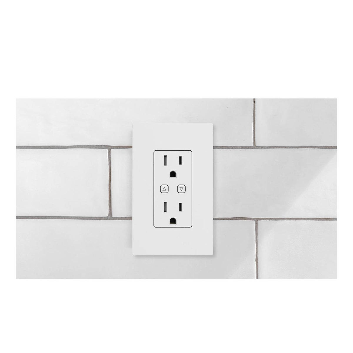 Qolsys PowerG In-wall socket with 2 outlets