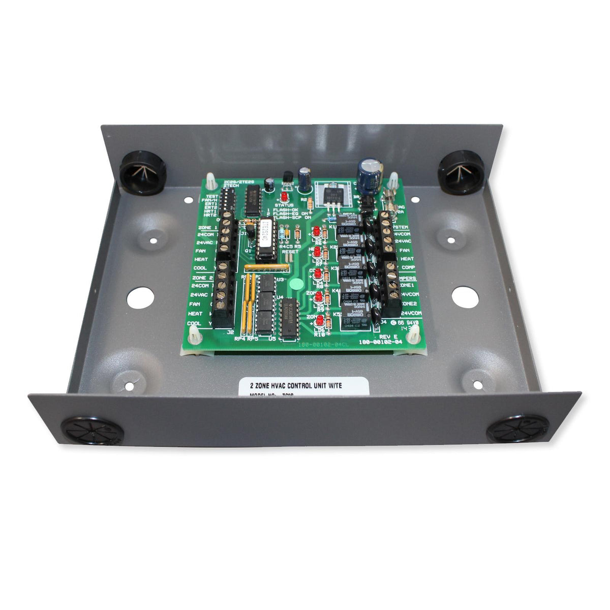 ZTech 2 Zones HVAC Controller (for Standard Gas/Electric Systems)