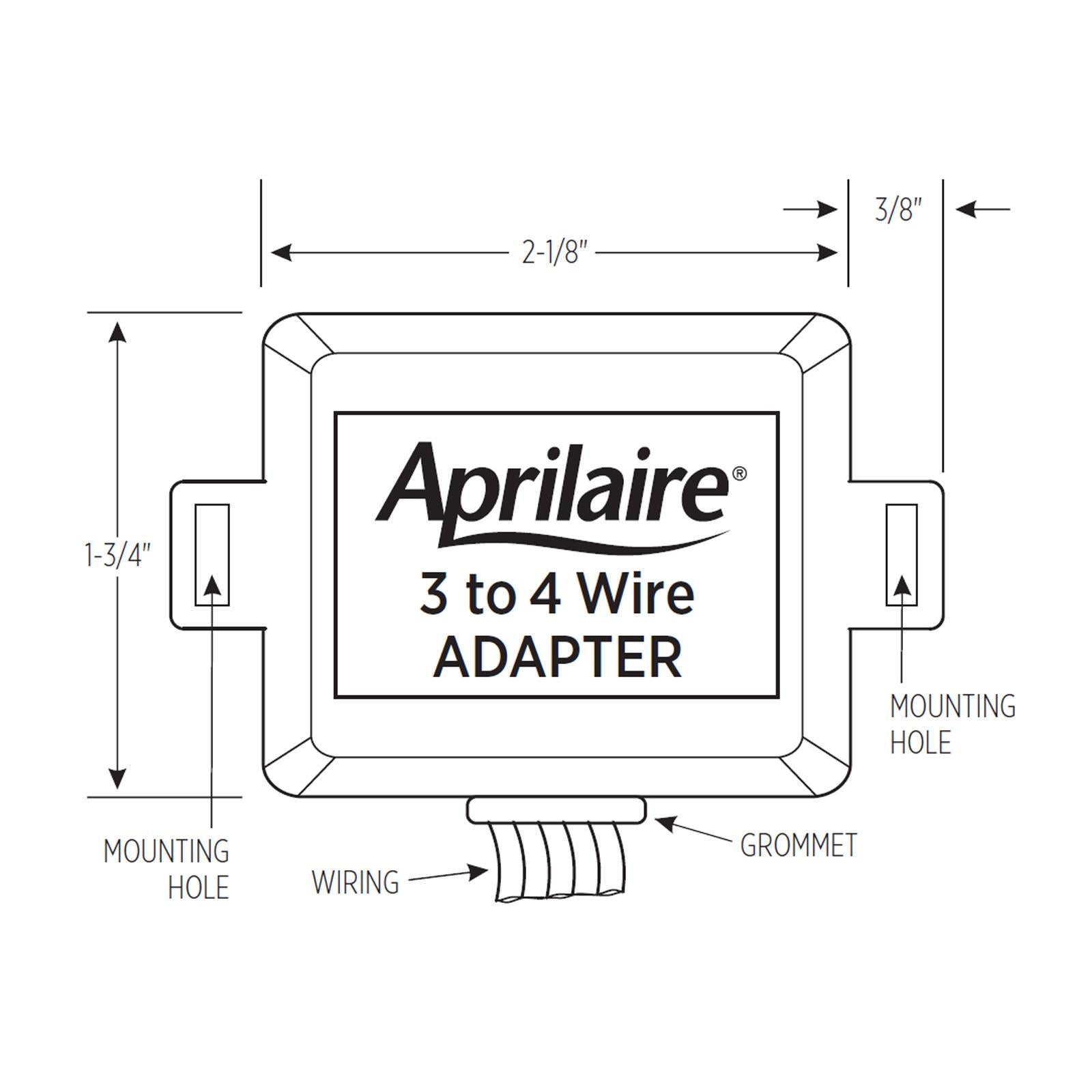 AprilAire 3-Wire to 4-Wire Adaptor