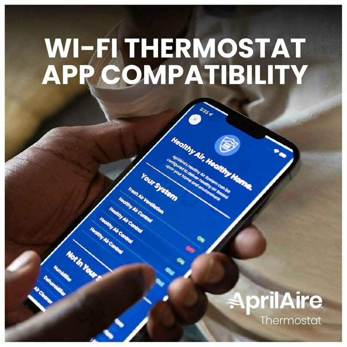AprilAire S86WMUPR Programmable Wi-Fi Multi-Stage Universal Thermostat with IAQ Control