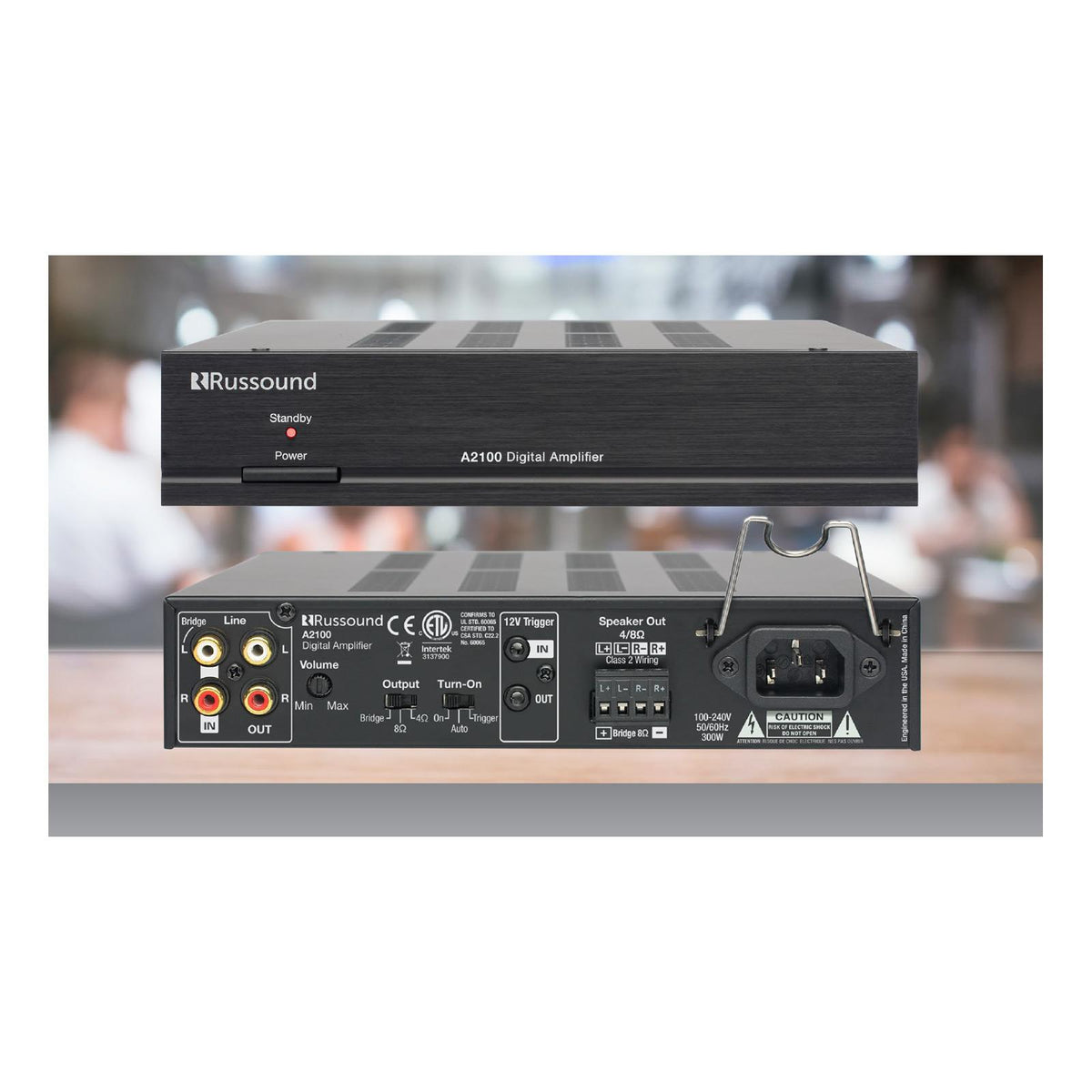 Russound Half-Rack Digital Amplifier, 2-Channel