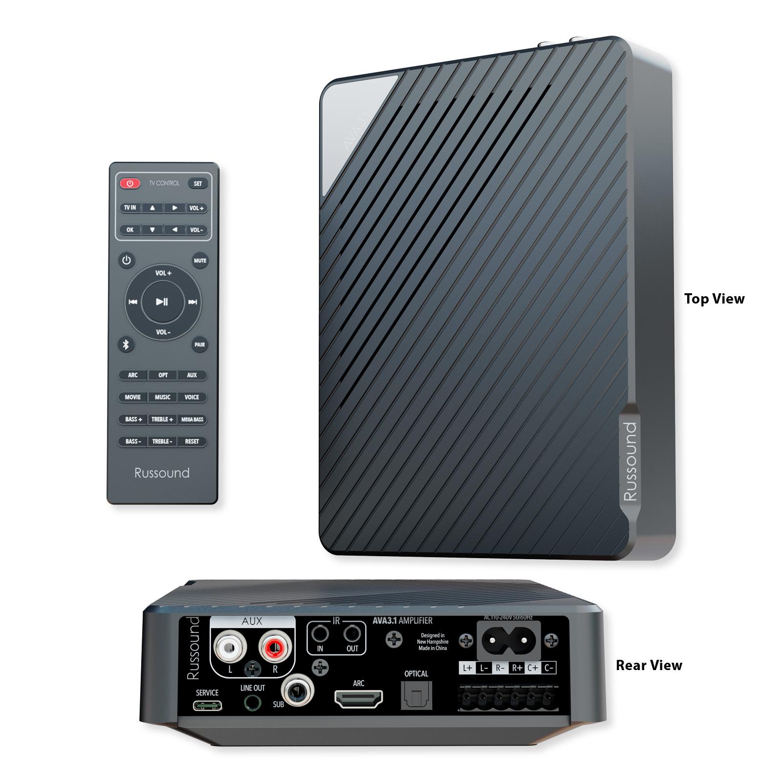 Russound Low-Profile Mini-AVR with HDMI, 3.1 Channel
