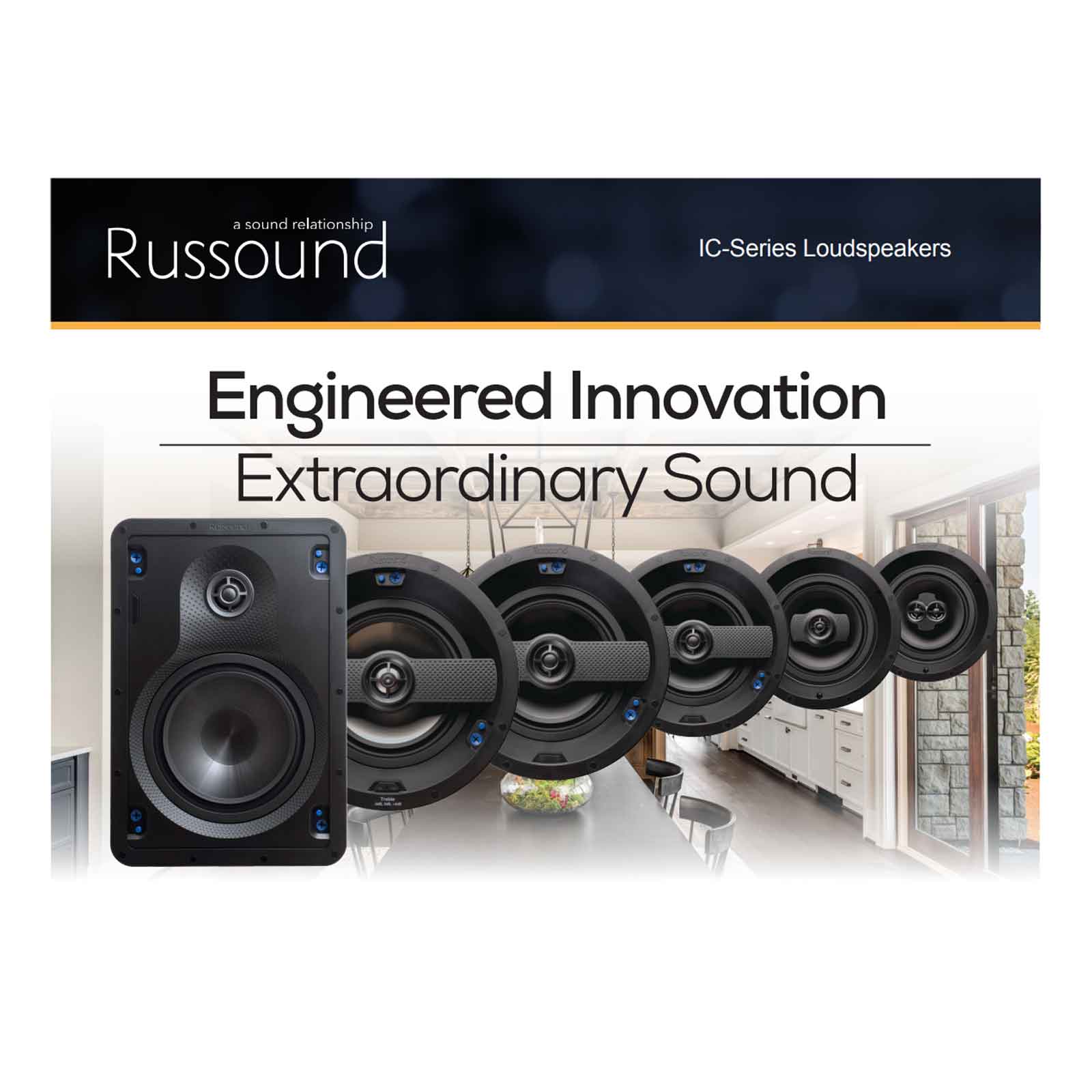 Russound 6.5" Premium Performance Loudspeakers (Pair)
