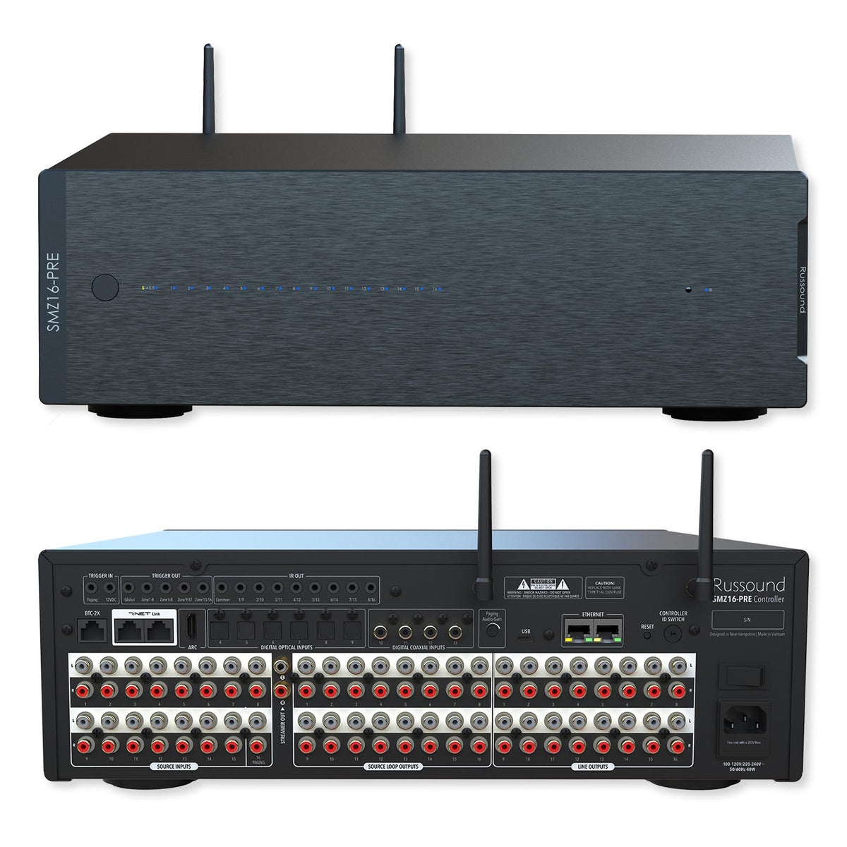 Russound 16x16 Matrix Pre-Amplifier with Built-in Streamer