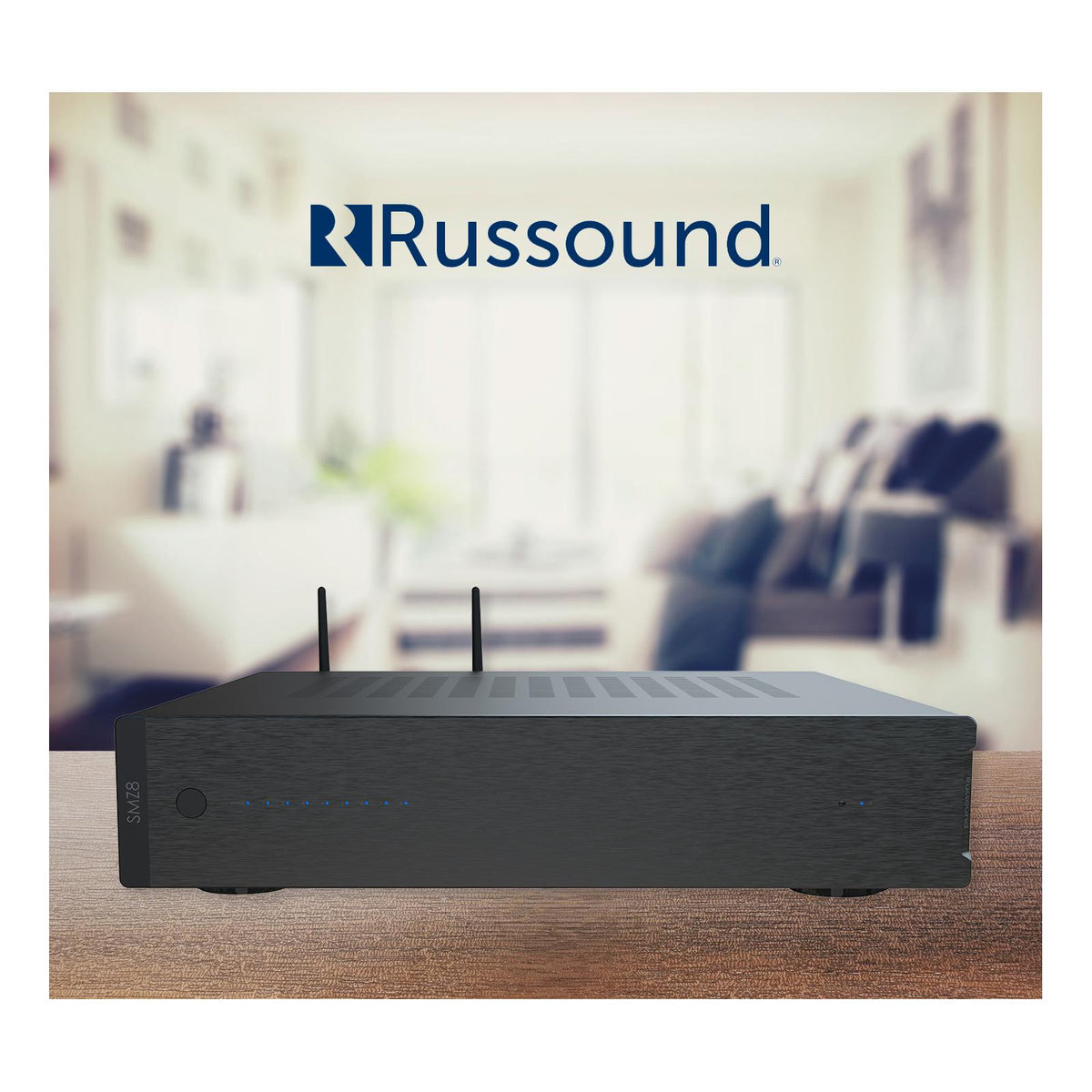 Russound 8-Source/8-Zone Controller Amplifier with Streamer