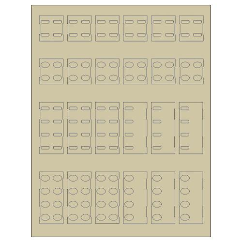 Simply Automated Label Kit for SAI Keypads