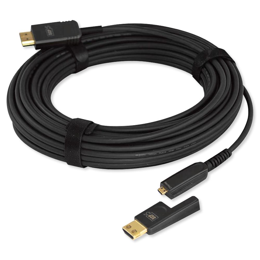 SCP Active Optical 4K HDR HDMI Cable with Detachable Connector