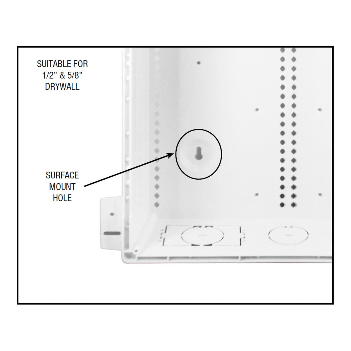 SCP Low Voltage Media Enclosure Kit, 28 in, 5 pack