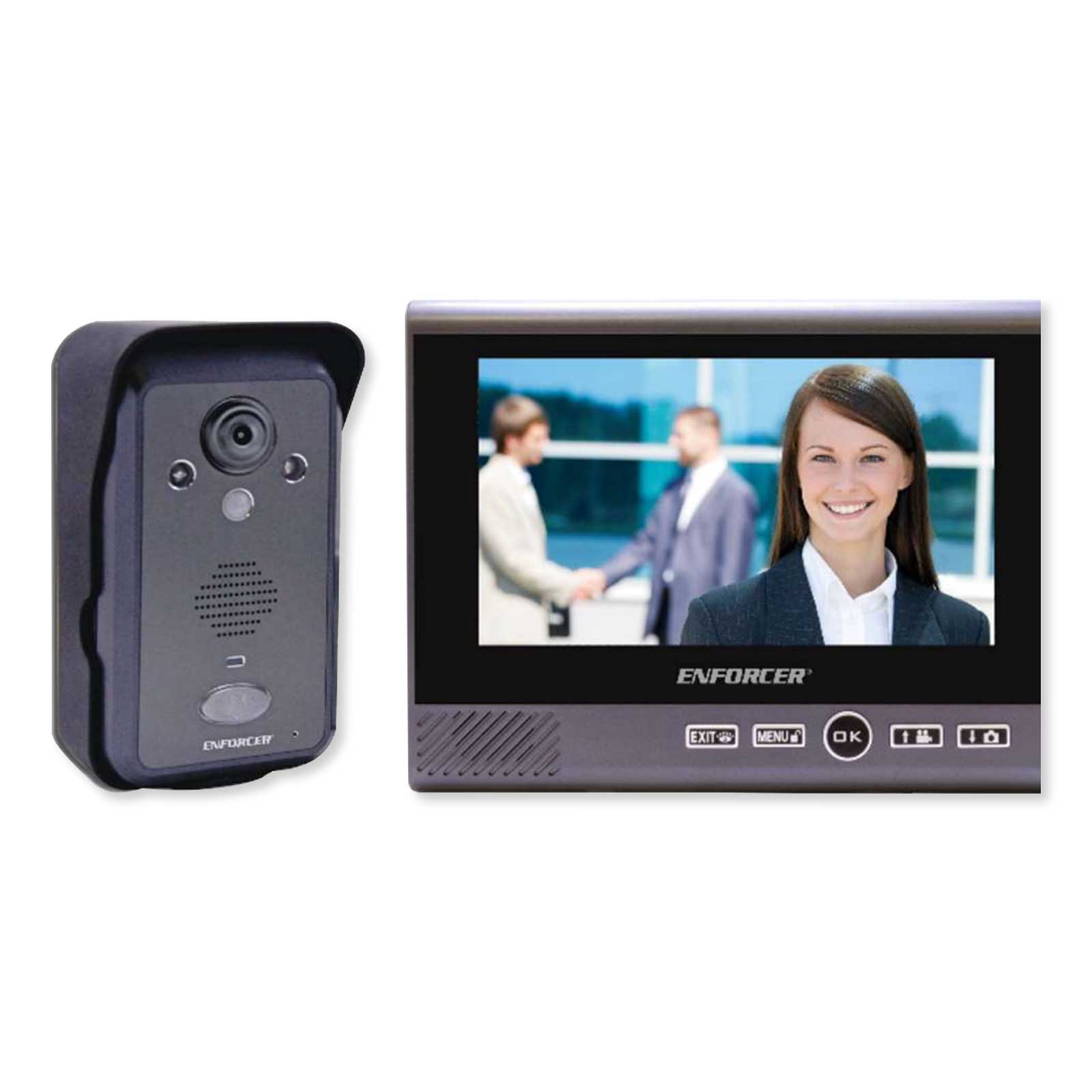 Seco-Larm Enforcer Wireless Video Door Phone Kit (Open Box)