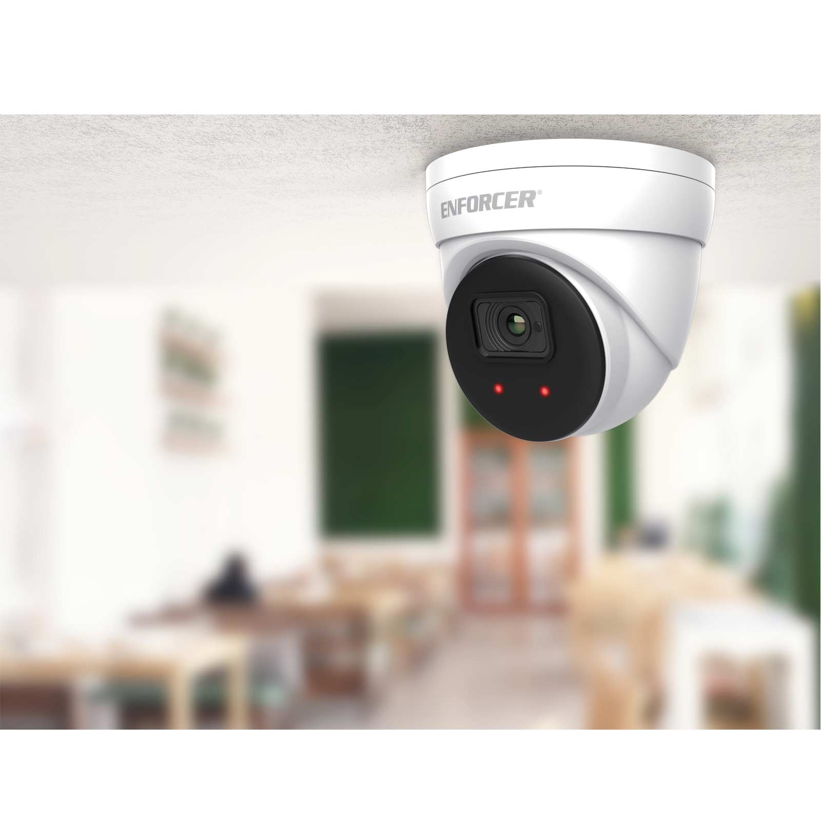 Seco-Larm ENFORCER NVR & Camera Kit with 4K 8-Channel NVR, 6 IP 5MP Turret Cameras, 2TB HDD