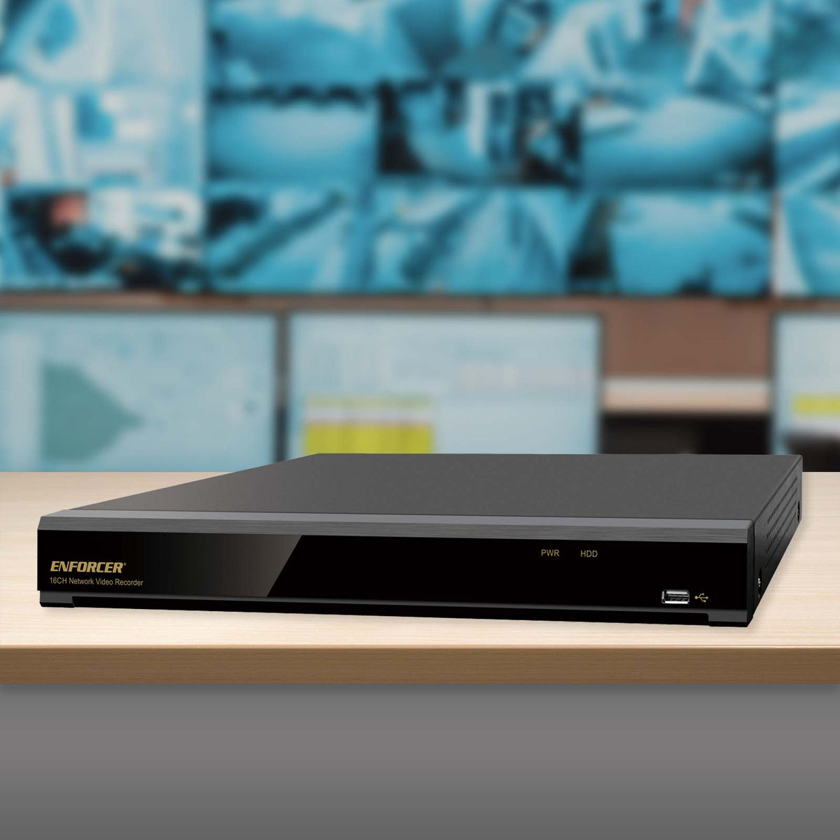 Seco-Larm ENFORCER NVR and Camera Kit, 4K 16-Channel NVR + 12 IP 5MP Cameras + 4TB HDD
