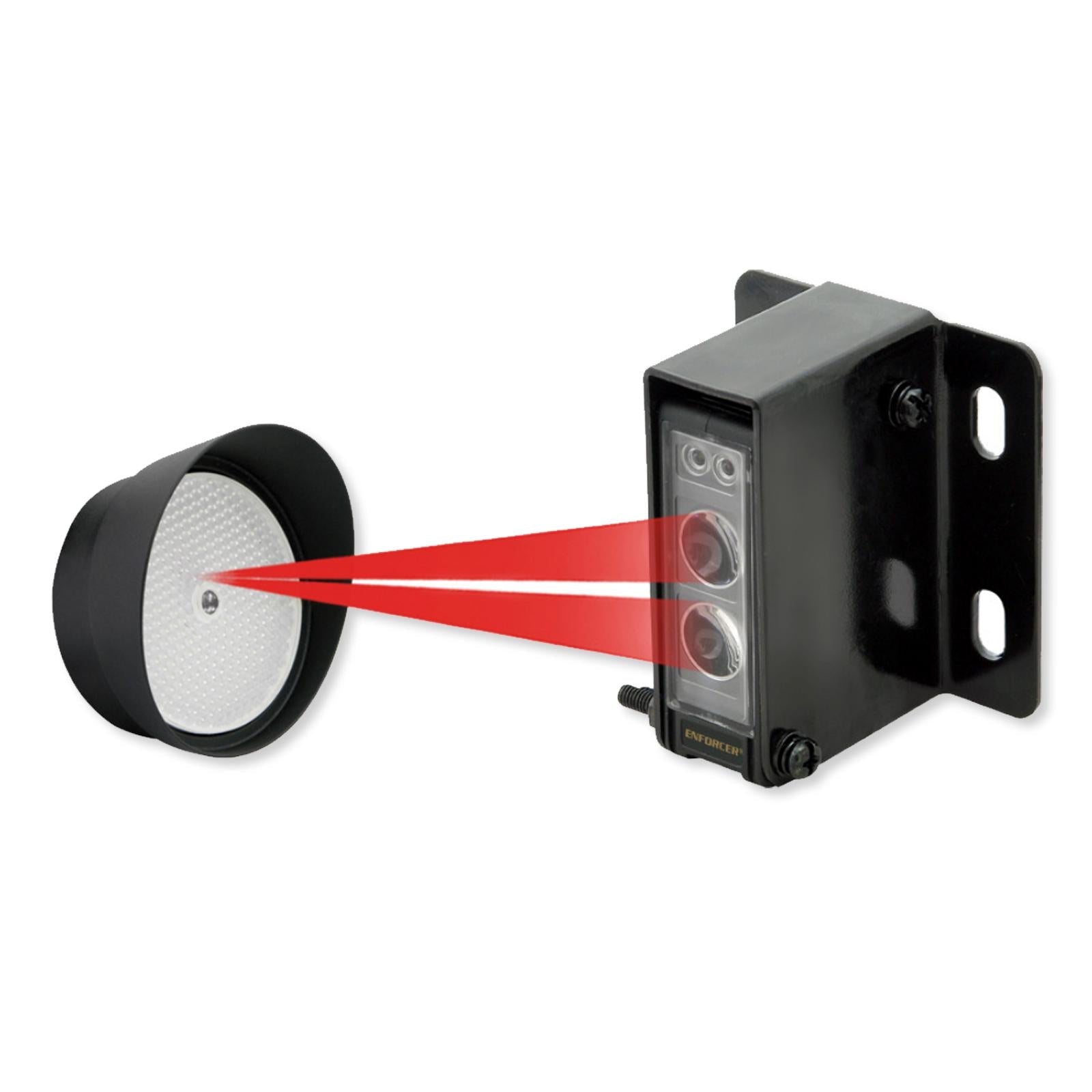 Seco-Larm Enforcer Reflective Beam Sensor with Round Reflector, 45'