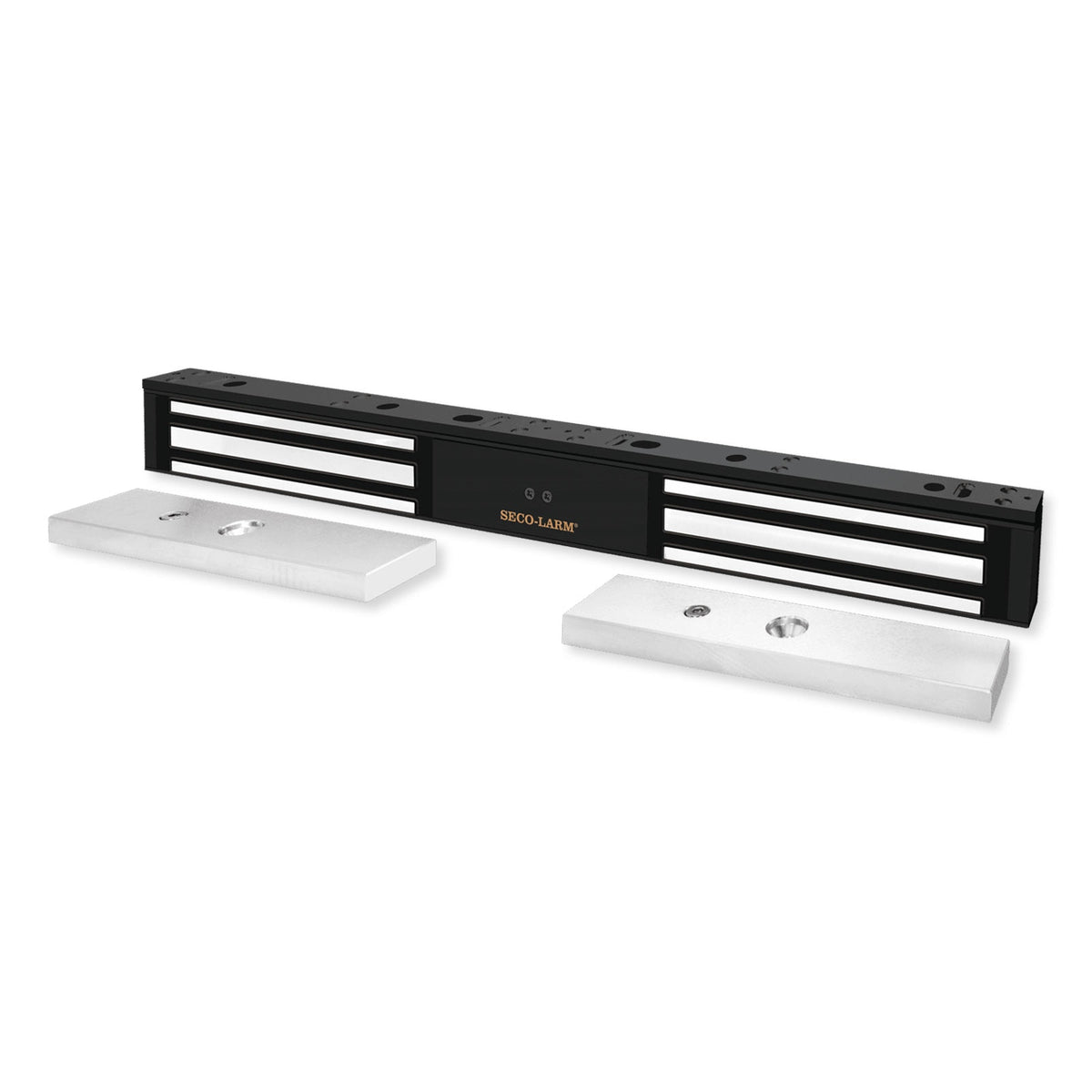 Seco-Larm Enforcer Double Door Electromagnetic Lock, Bond Sensor, 600 Lbs. Black