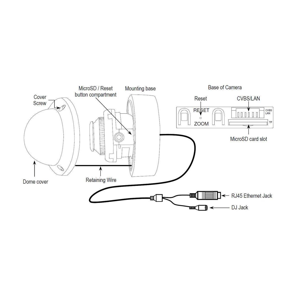 Seco-Larm ENFORCER 5MP IP Mini Vandal Dome Camera, 2.8mm Fixed Lens