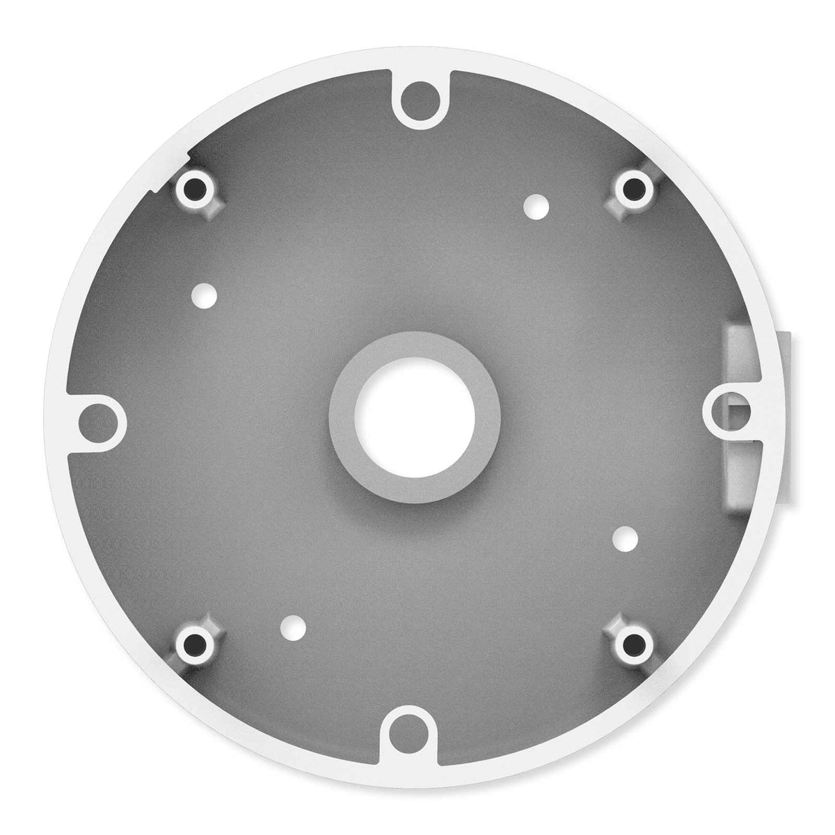 Seco-Larm ENFORCER Junction Box Bracket for Vandal Dome Camera â€“ White