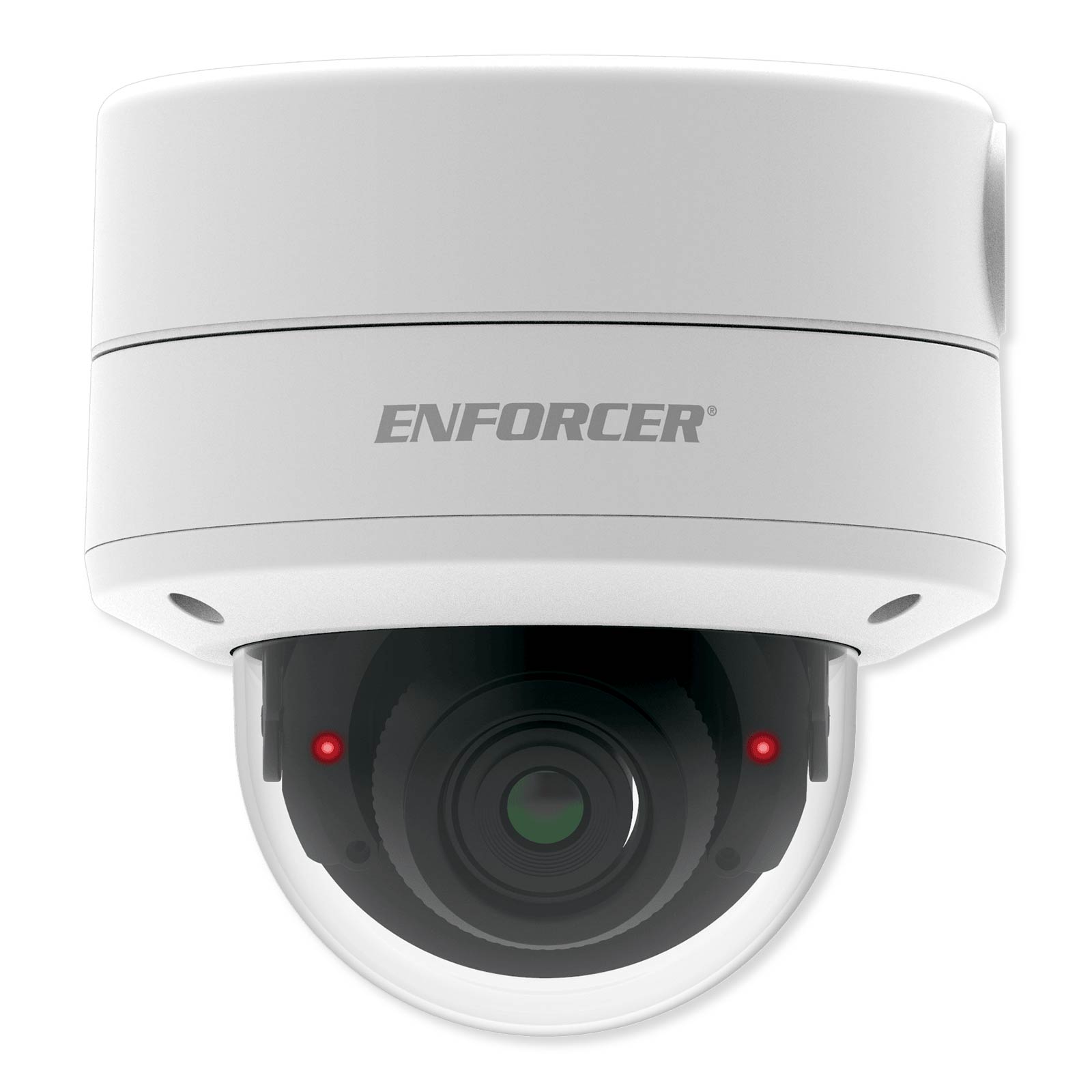 Seco-Larm ENFORCER Junction Box Bracket for Vandal Dome Camera â€“ White