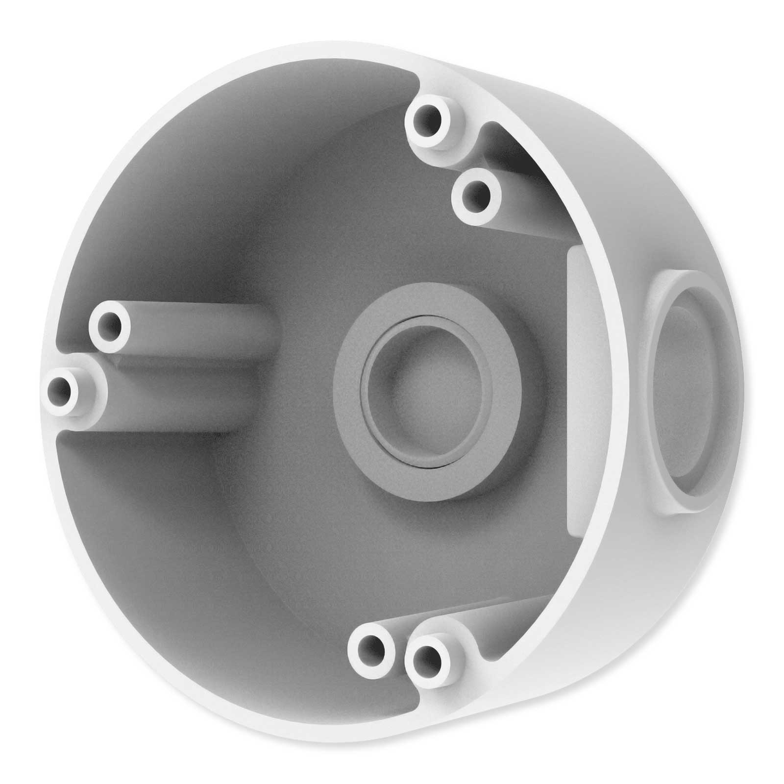 Seco-Larm ENFORCER Junction Box Bracket for Small Turret Cameras â€“ White