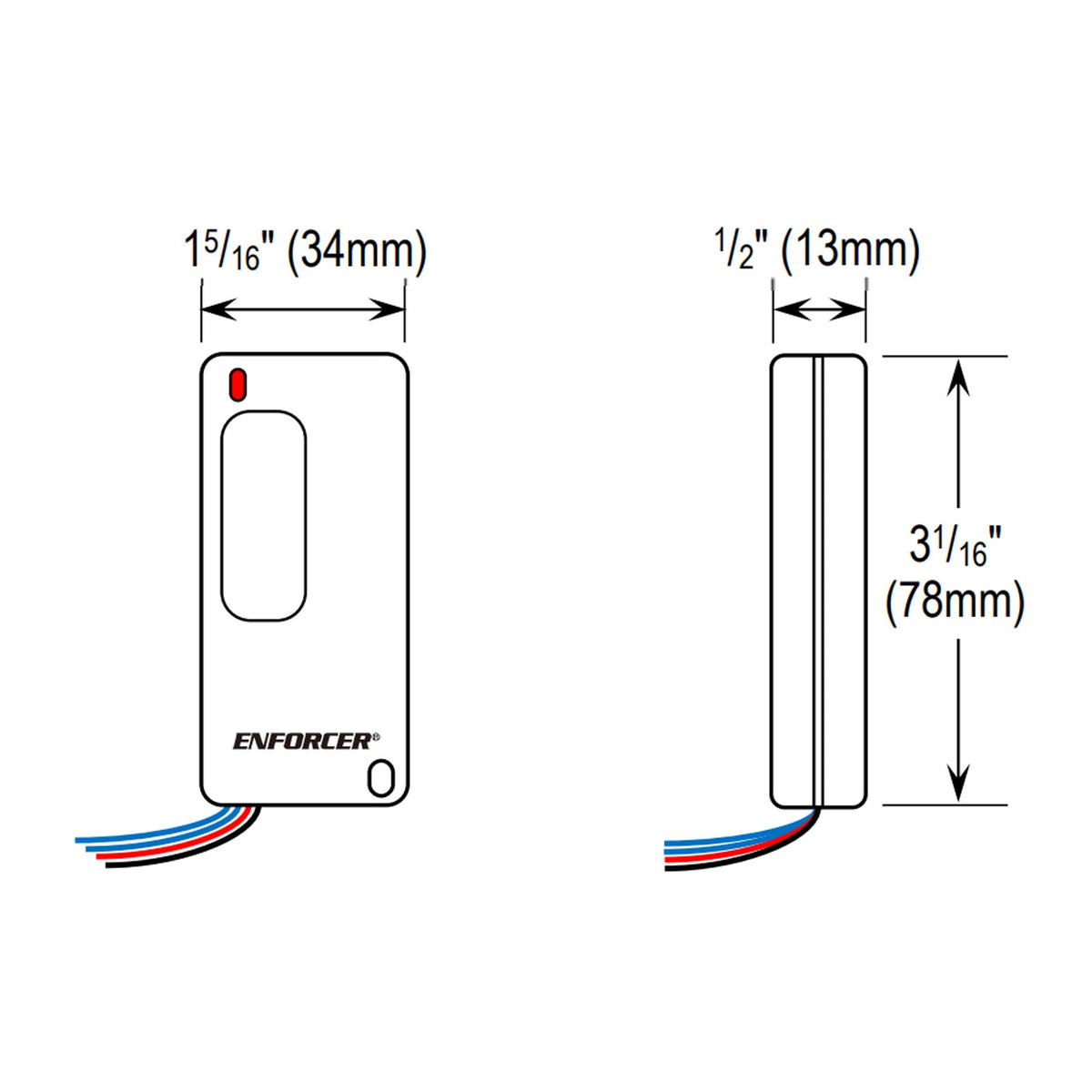 Seco-Larm ENFORCER Wired Long-Range RF Transmitter