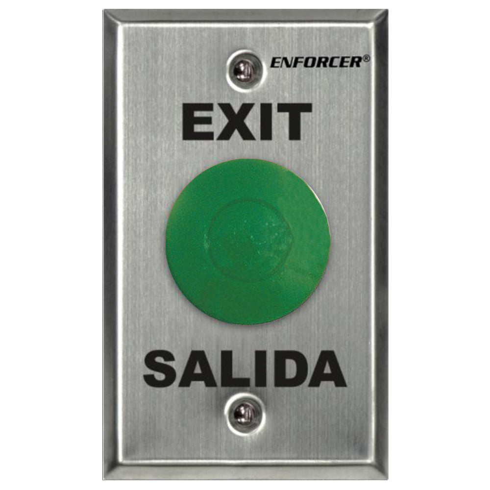 Seco-Larm Enforcer Mushroom Button Push-to-Exit Plate
