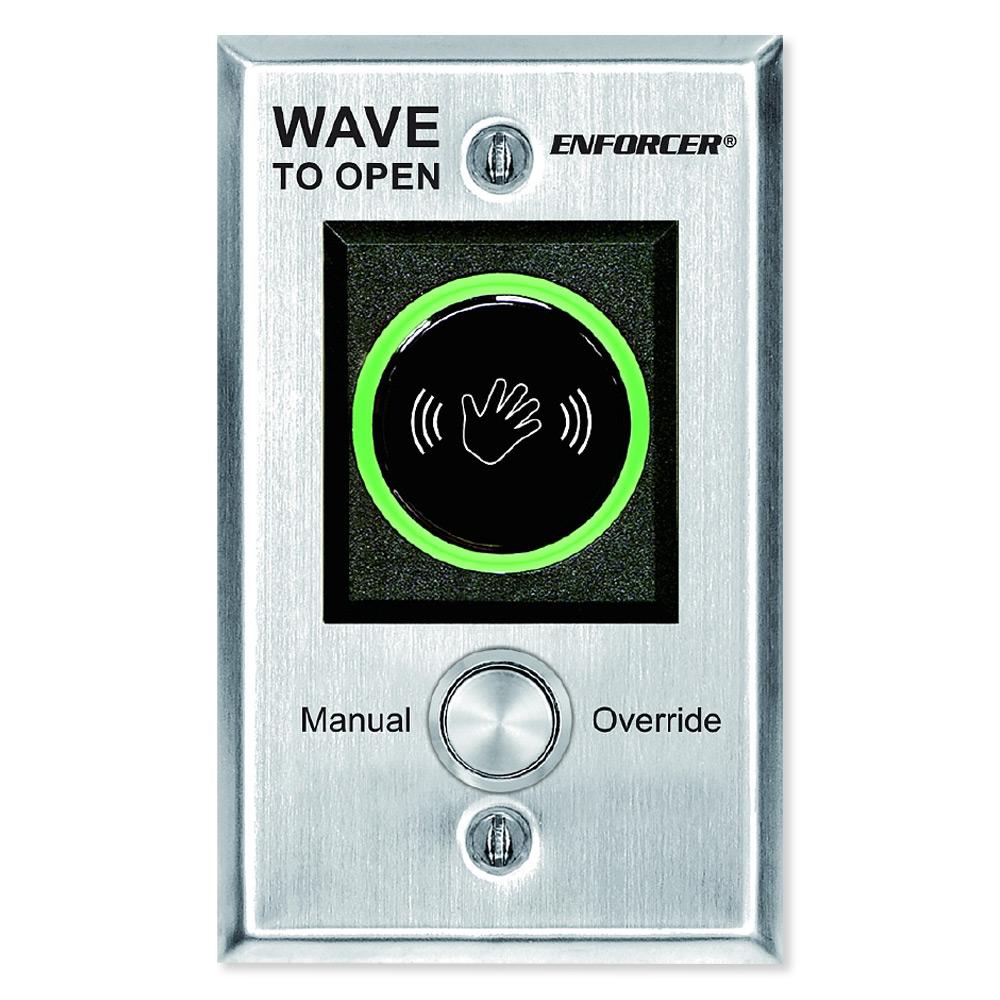 Seco-Larm Enforcer Wave-to-Open Sensor with Manual Override Button