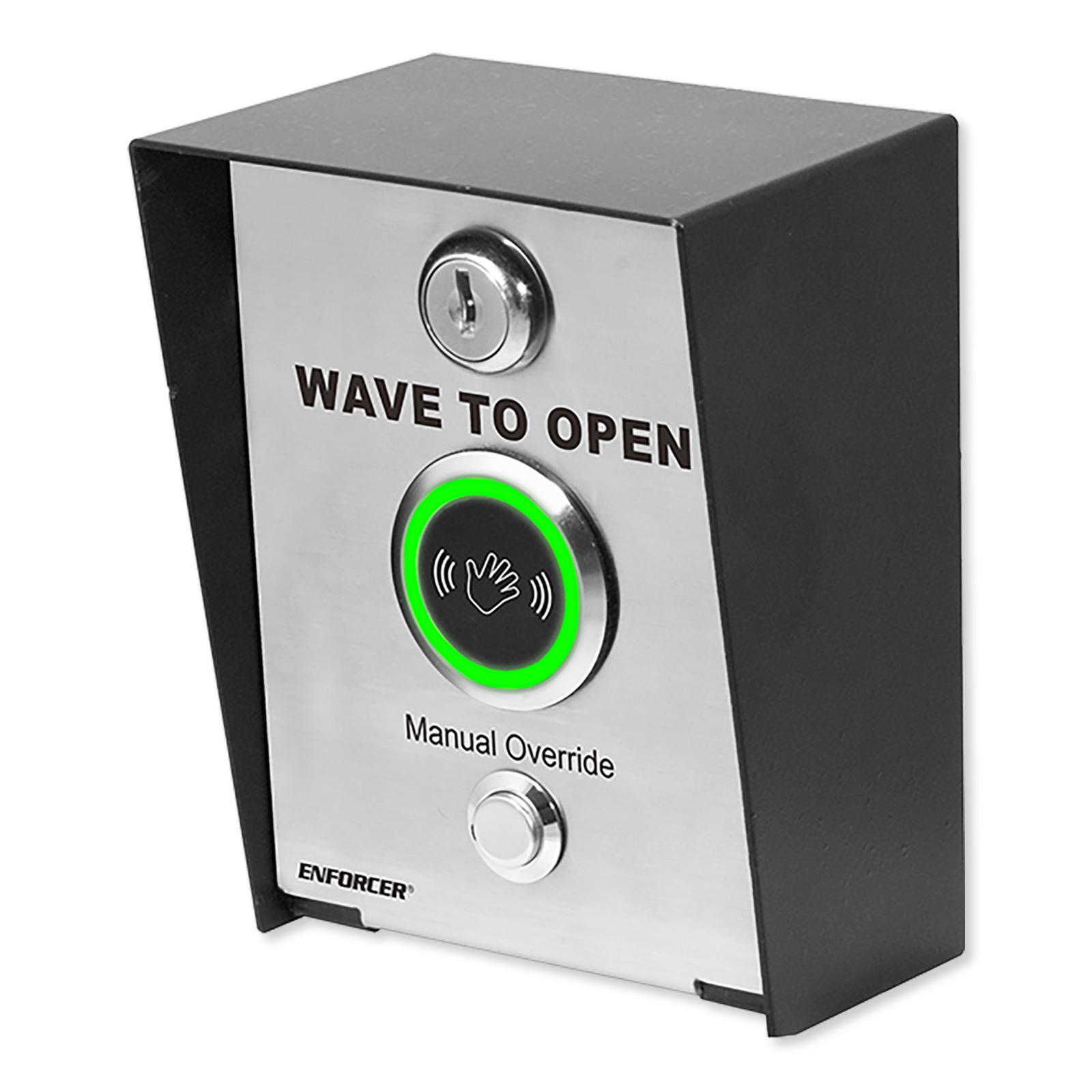 Seco-Larm Post-Mount Wave-to-Open Sensor with Access Box