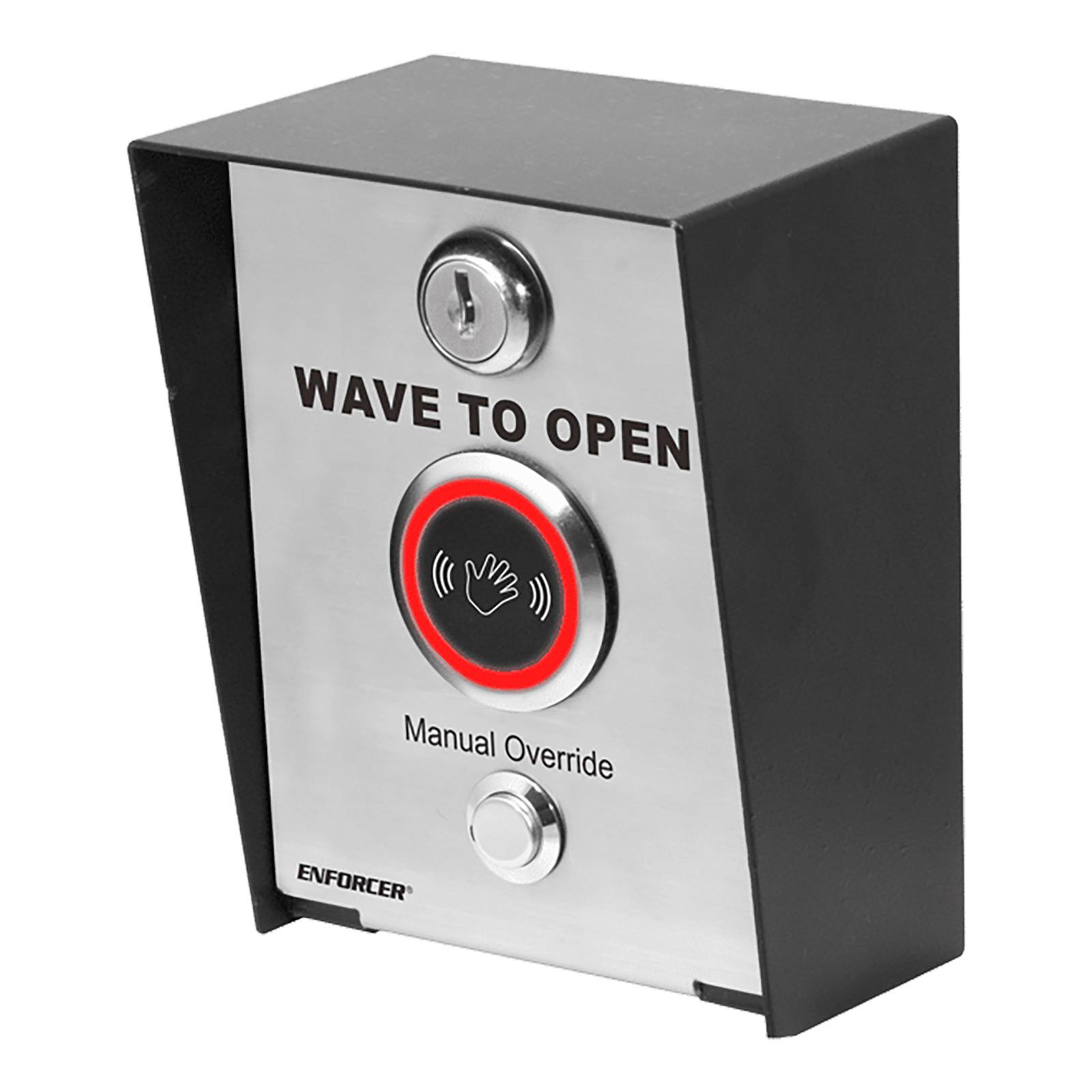 Seco-Larm Post-Mount Wave-to-Open Sensor with Access Box