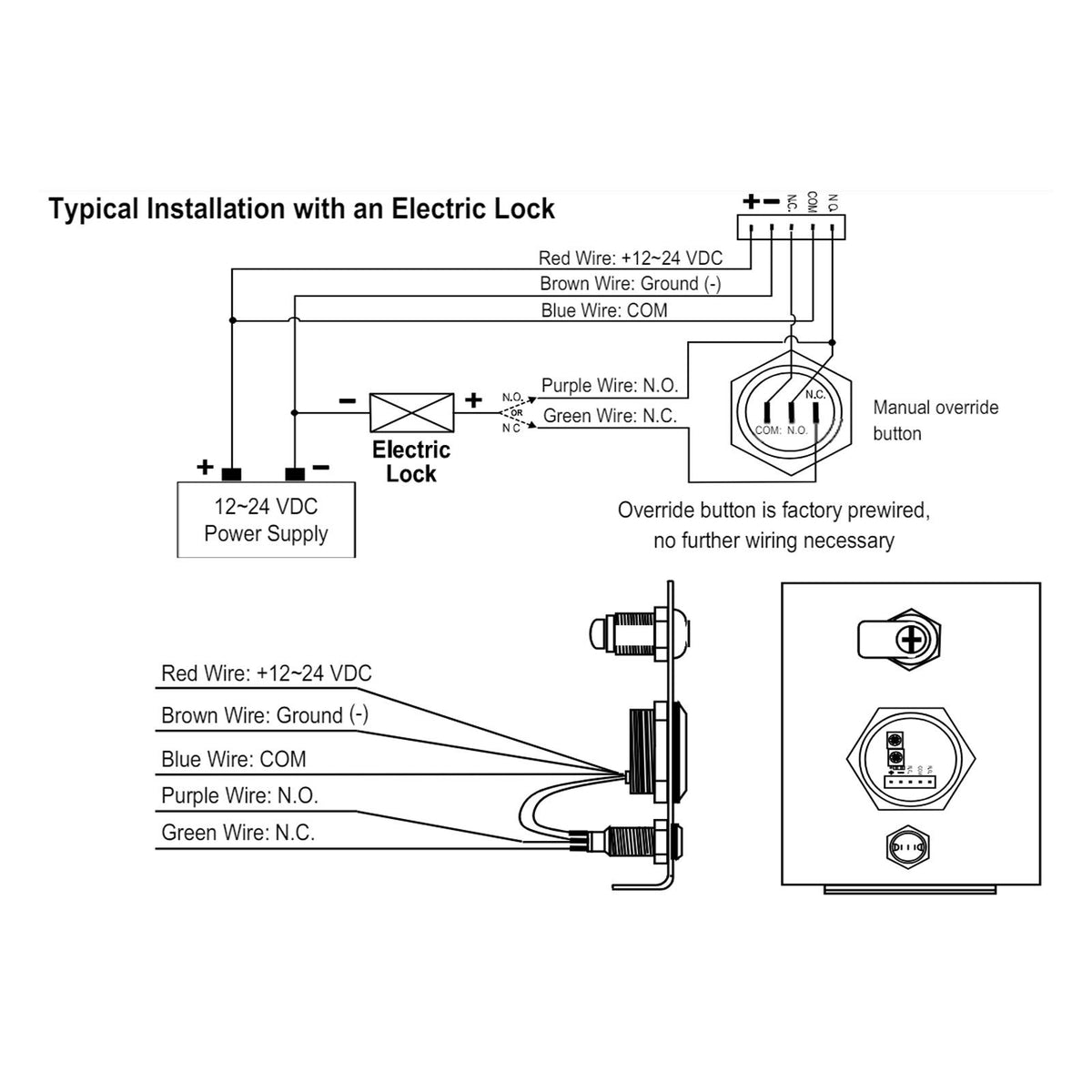 Seco-Larm Post-Mount Wave-to-Open Sensor with Access Box