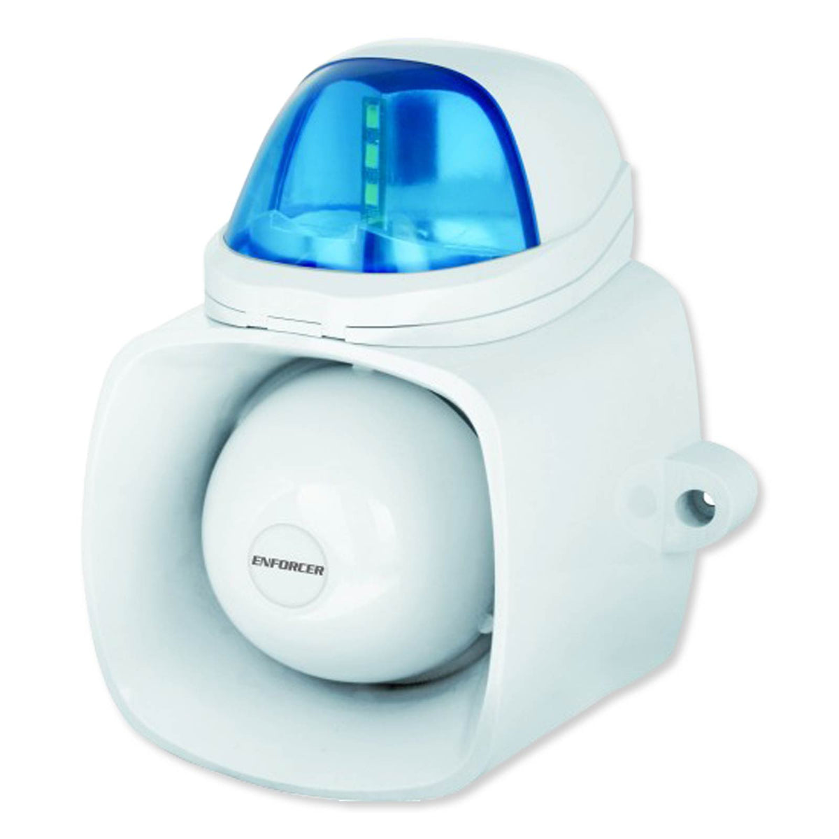 Seco-Larm Enforcer 4-in-1 Multi-Purpose Siren/Strobe, Blue (Open Box)