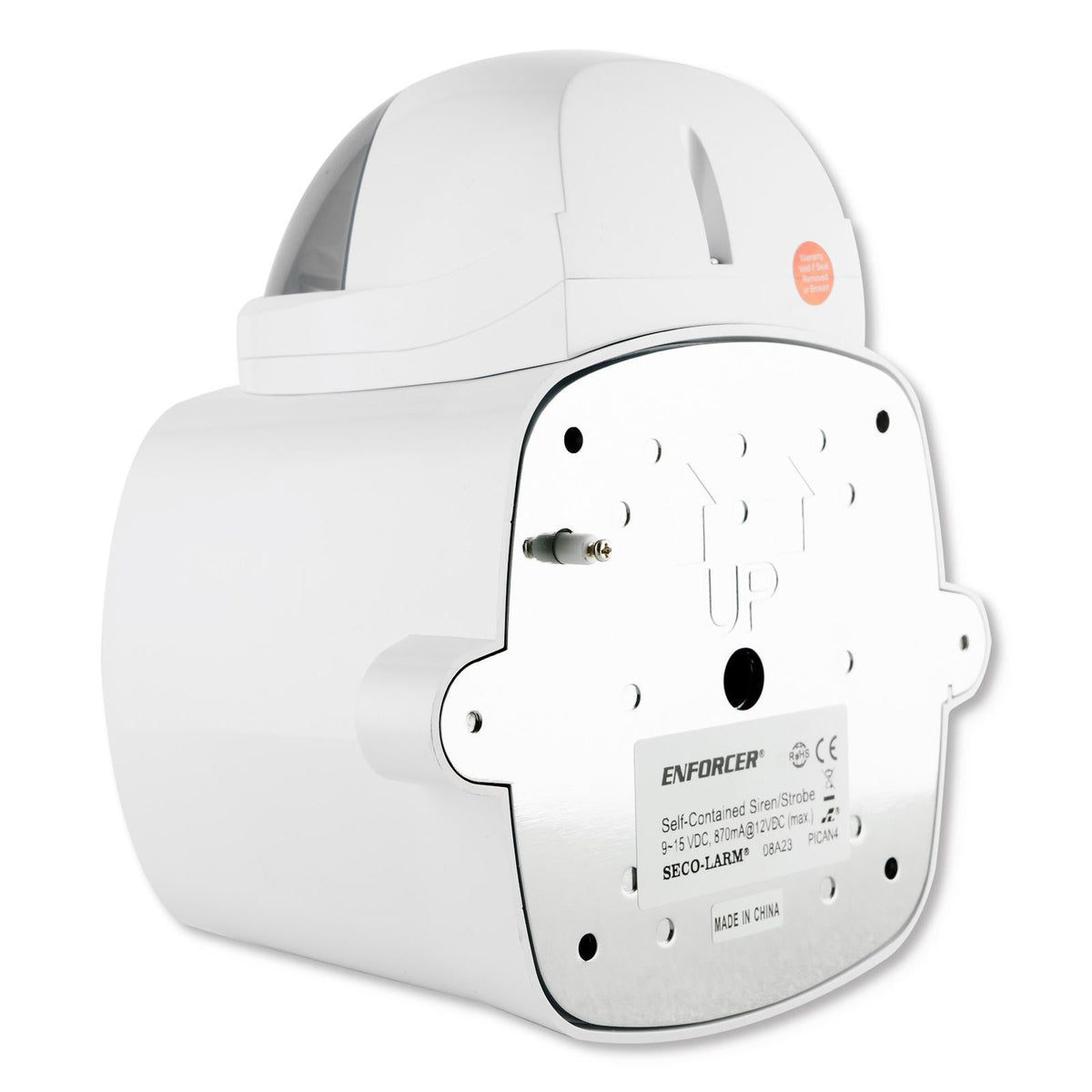 Seco-Larm Enforcer Self-Contained Siren/Strobe with Audio Input, Clear (Open Box)