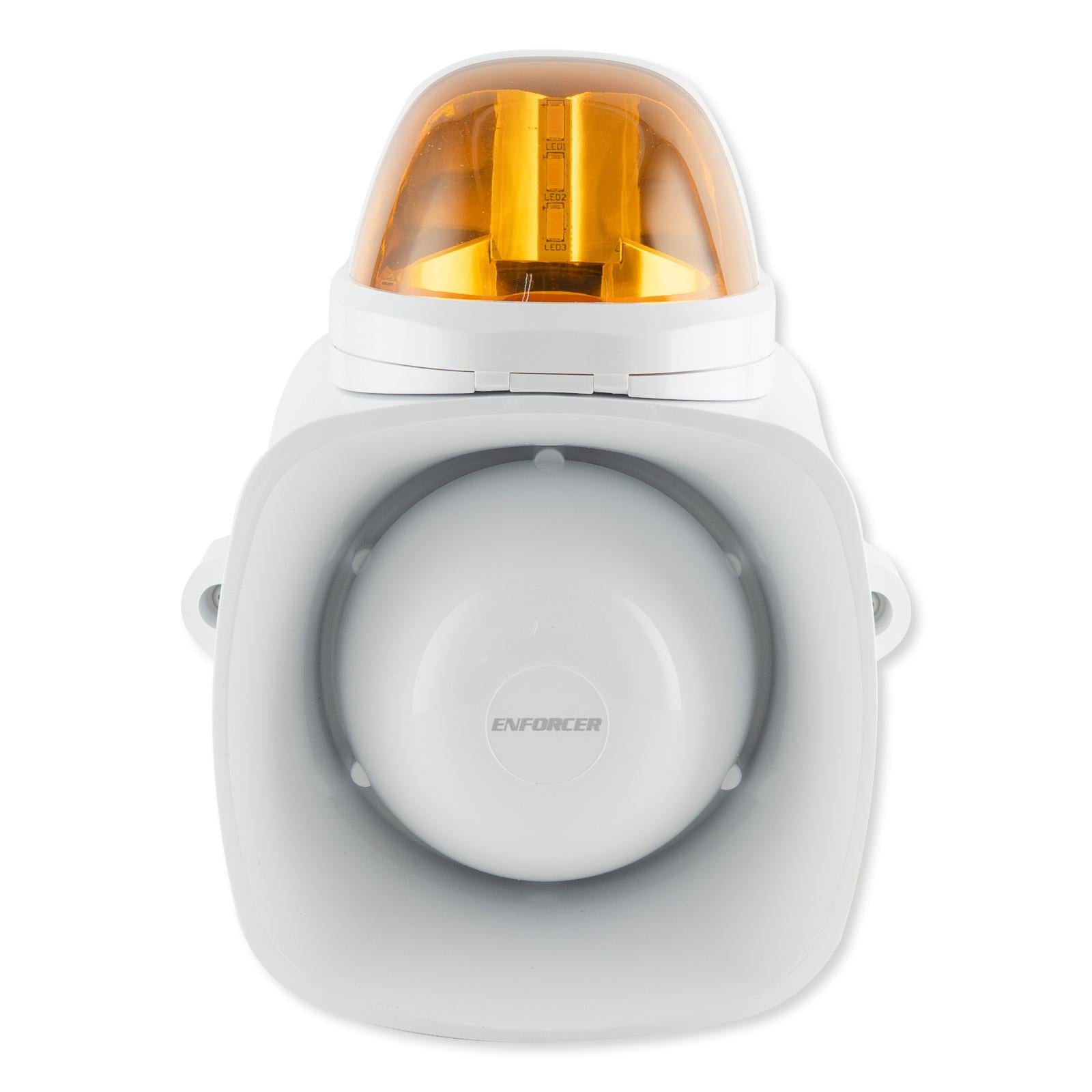 Seco-Larm Enforcer Self-Contained Siren/Strobe with Audio Input