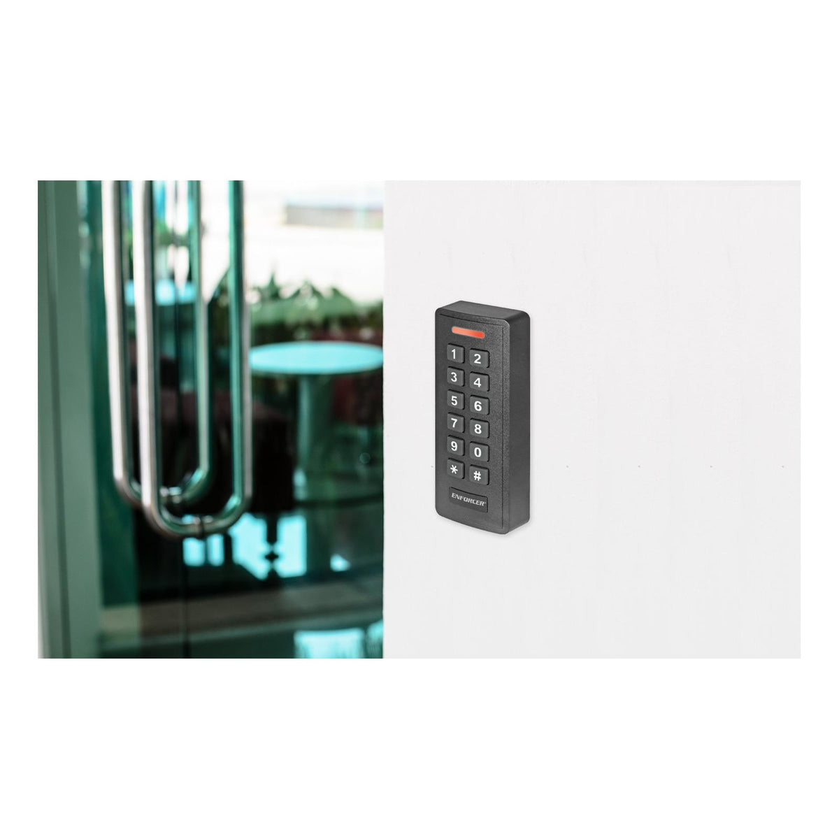 Seco-Larm ENFORCER Outdoor Stand-Alone/Wiegand Keypad with Proximity Reader