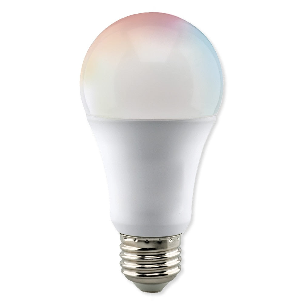 SATCO Starfish Wi-Fi Dimmable LED A19 RGB &amp; Tunable White Bulb, 120v/800lm/60w