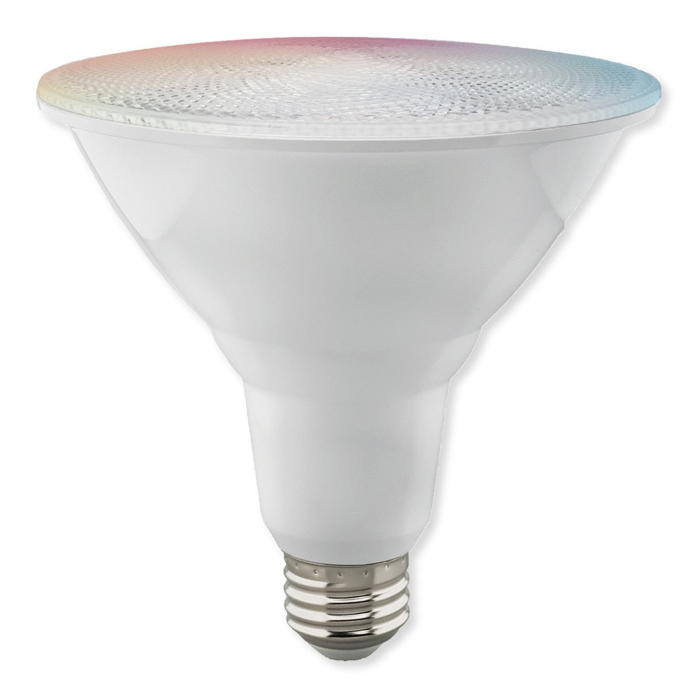 SATCO Starfish Wi-Fi PAR38 LED RGB &amp; Tunable White Flood Light, 120v/1100lm/90w