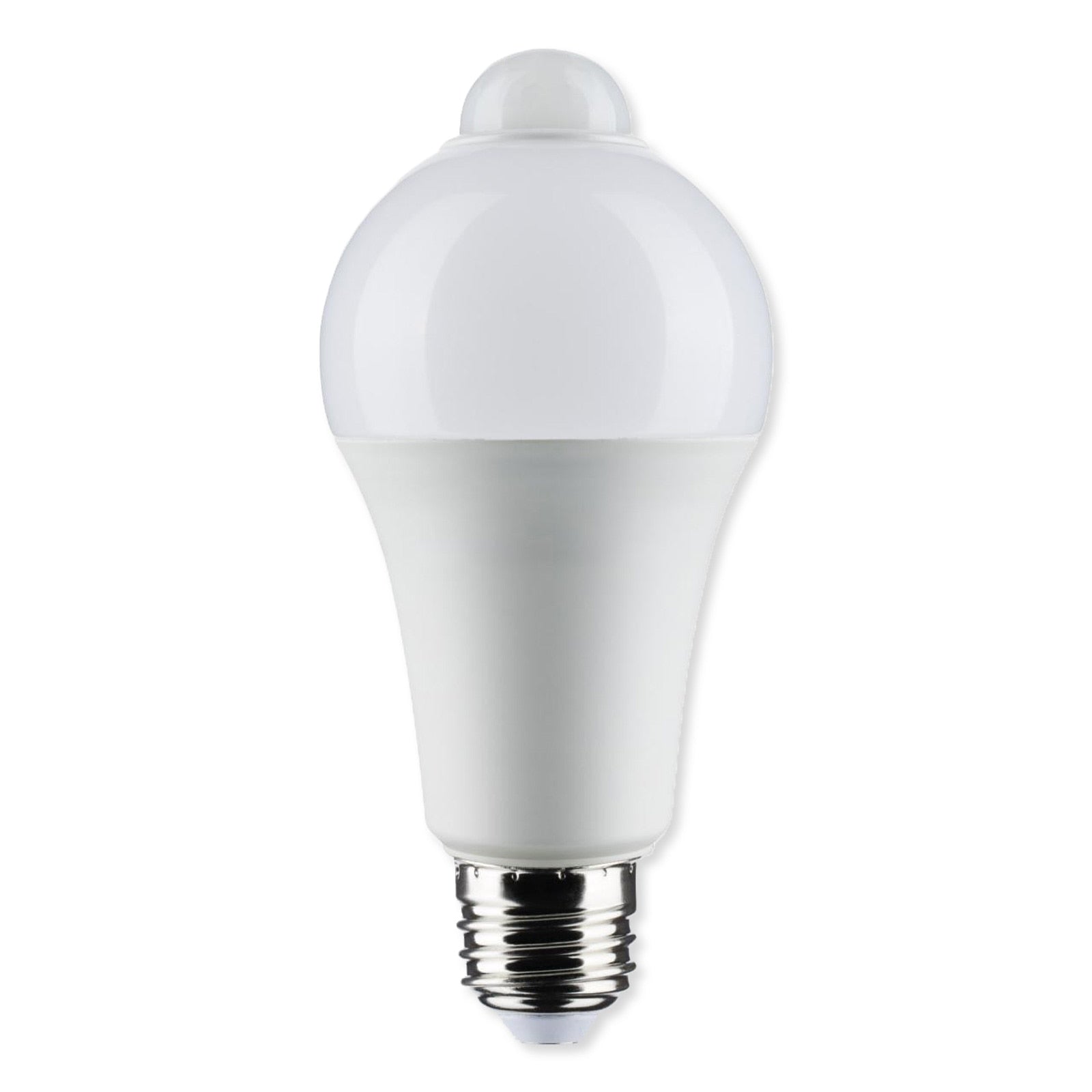 Satco LED PIR Sensor Lamp, A19, 5000K
