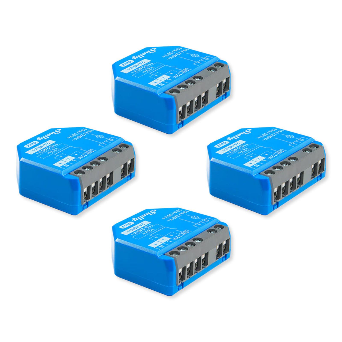 Shelly 1 Gen4 One-Channel Dry Contact Smart Switch (Single Pack)
