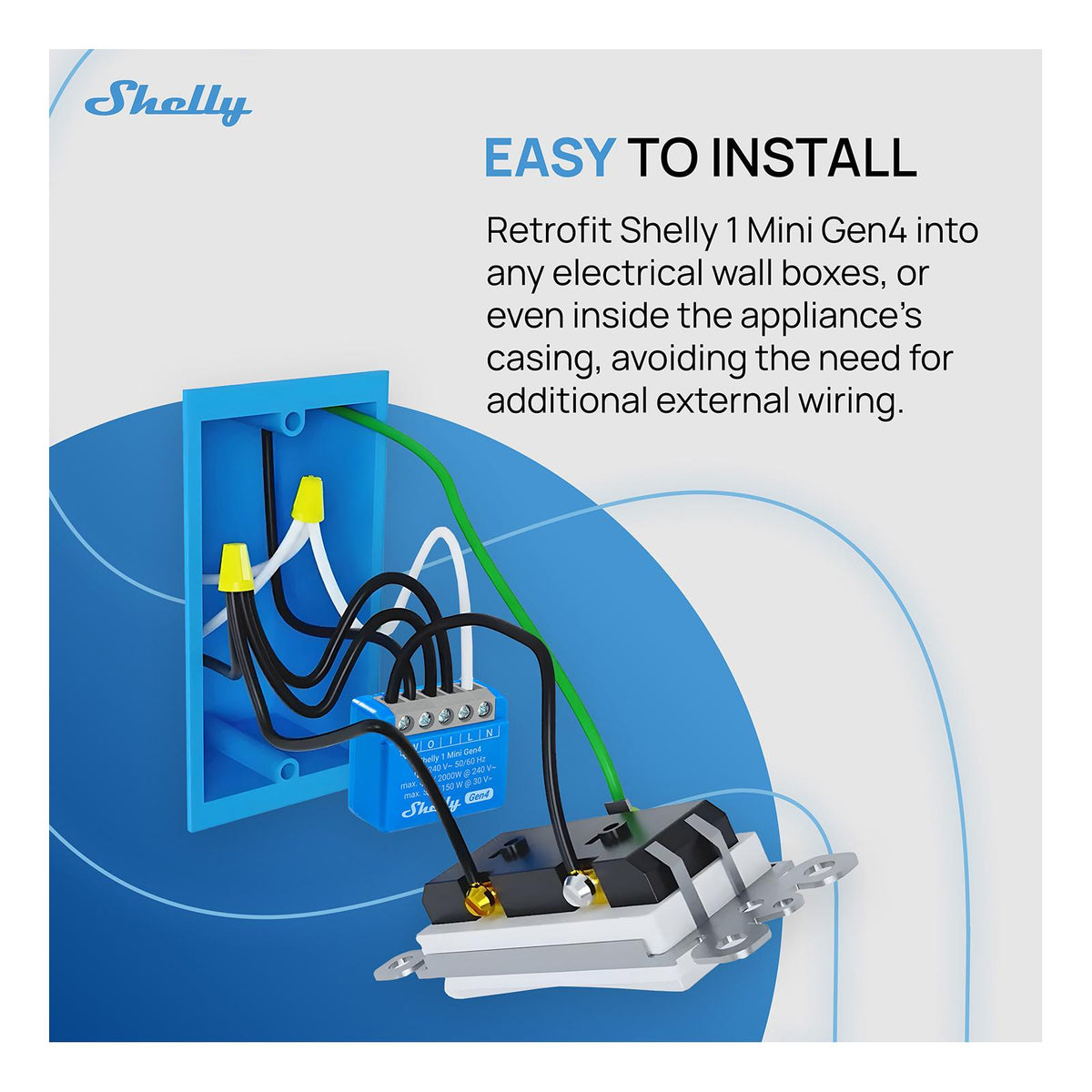 Shelly 1 Mini Gen4 Compact Smart Switch