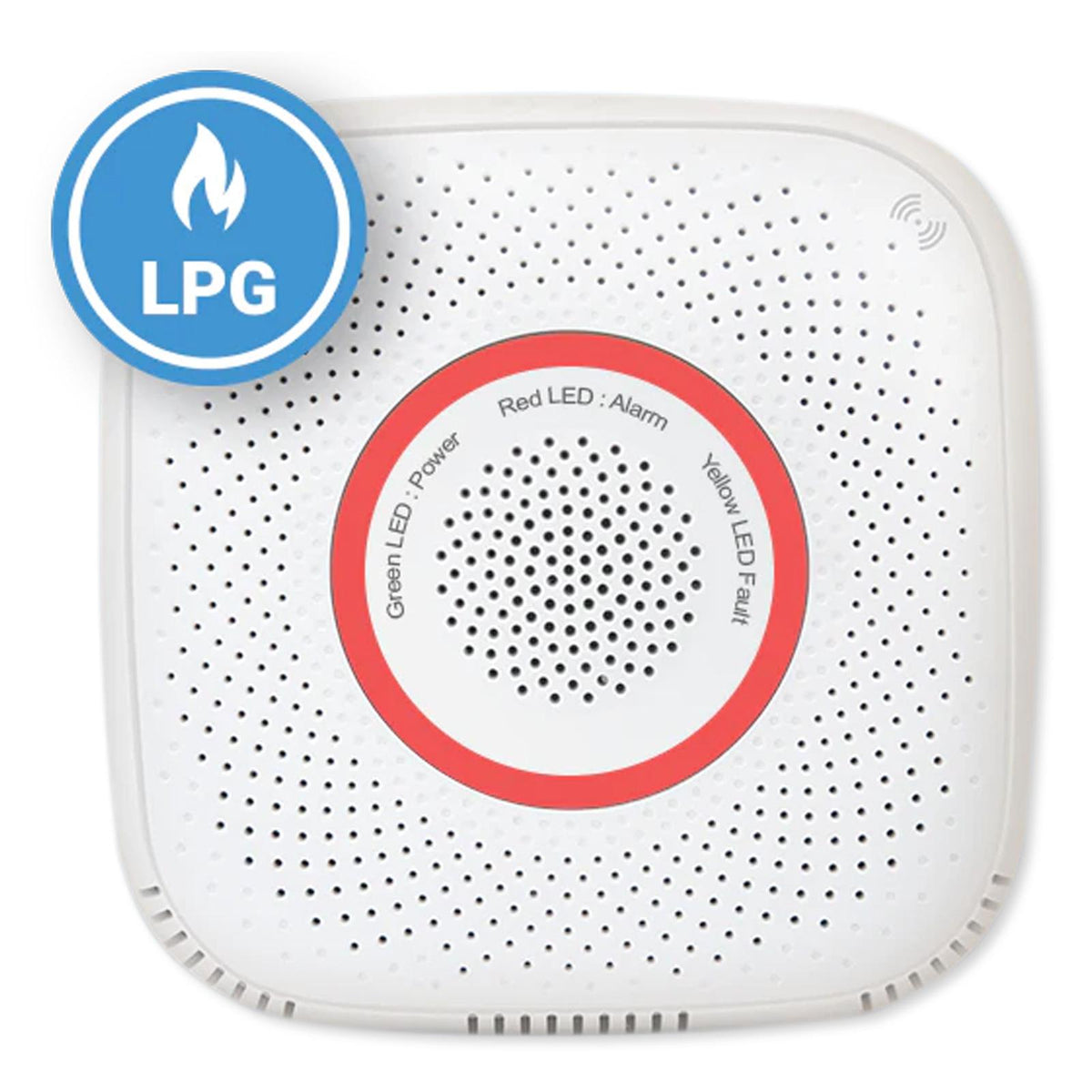 Shelly Gas LPG Liquefied Petroleum Gas Sensor, WiFi with Sound and Light Alarm