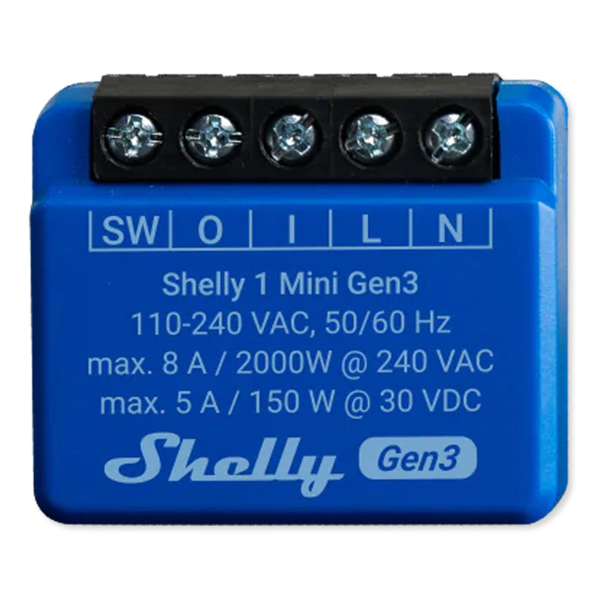 Shelly Wi-Fi 1 Mini Gen3 Smart Relay