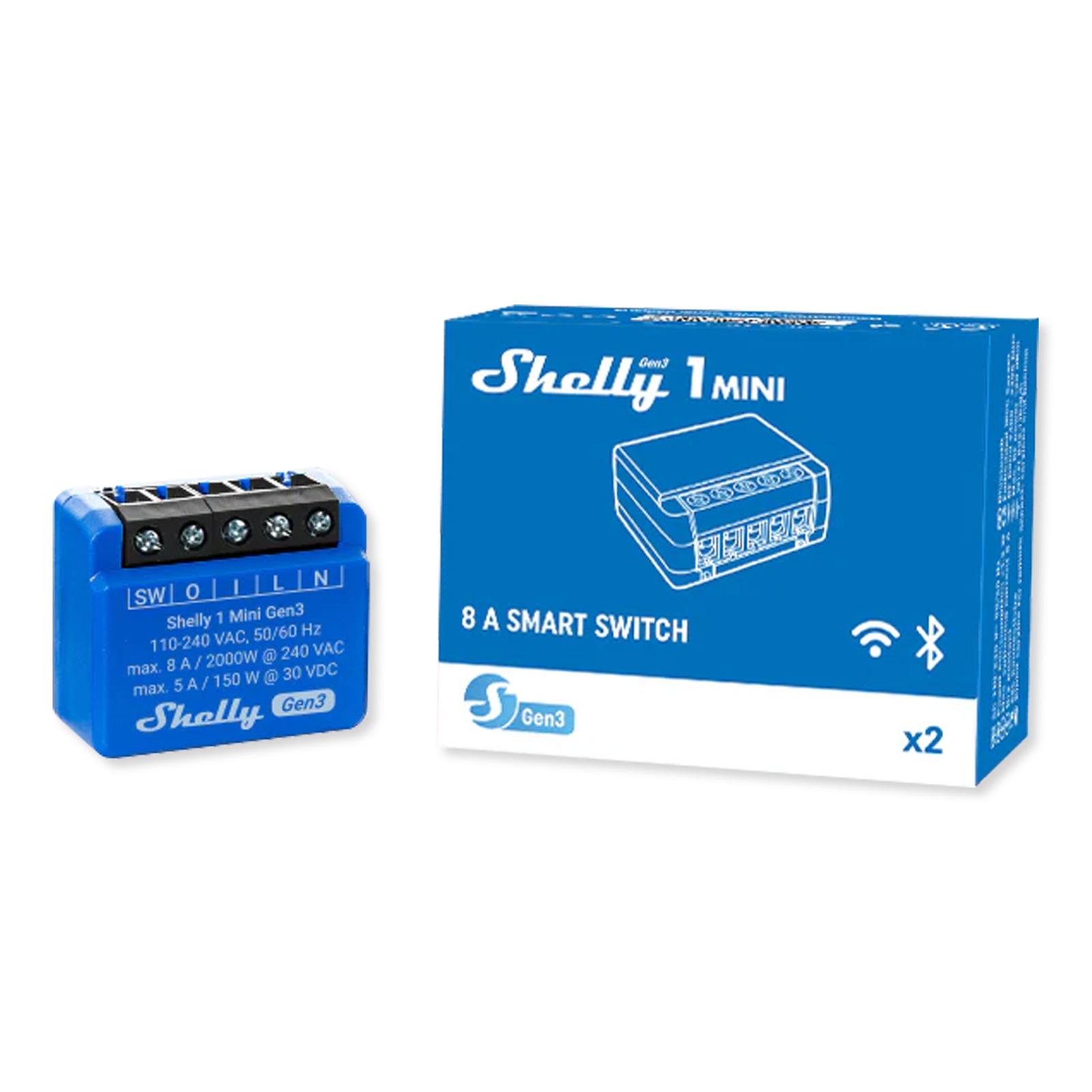 Shelly 1 Mini Gen3 WiFi Smart Relay