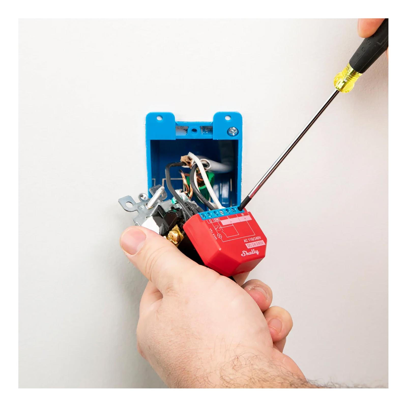 Shelly Plus 1PM UL Certified, Wifi Smart Relay with Power Metering