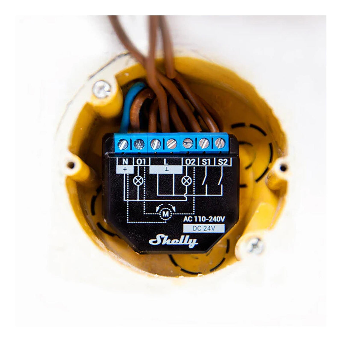 Shelly Plus 2PM WiFi Smart Relay with Power Meter