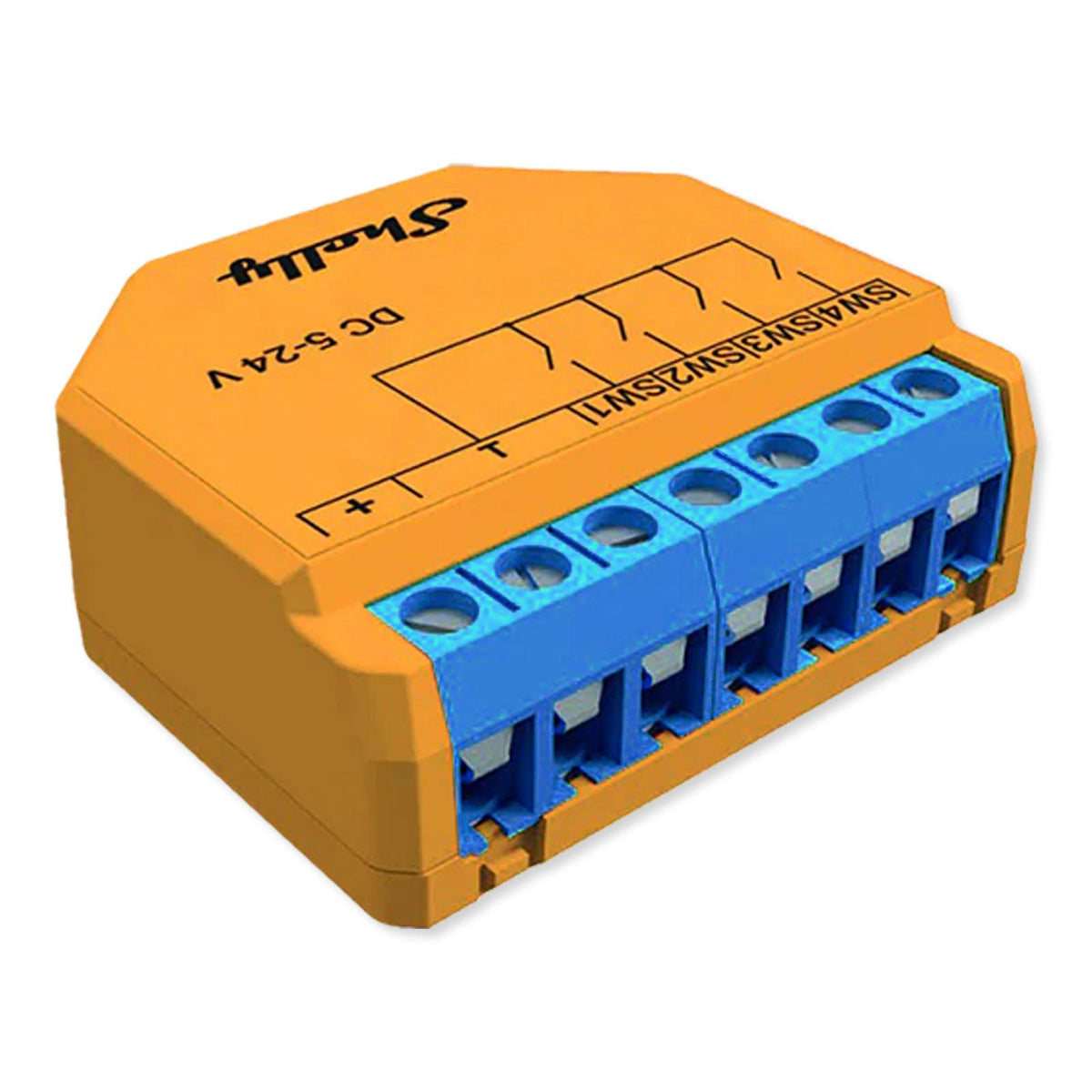 Wi-Fi-operated 4-digital inputs controller that allows you to manually activate or deactivate any created scene, run synchronized actions, or execute complex trigger scenarios.