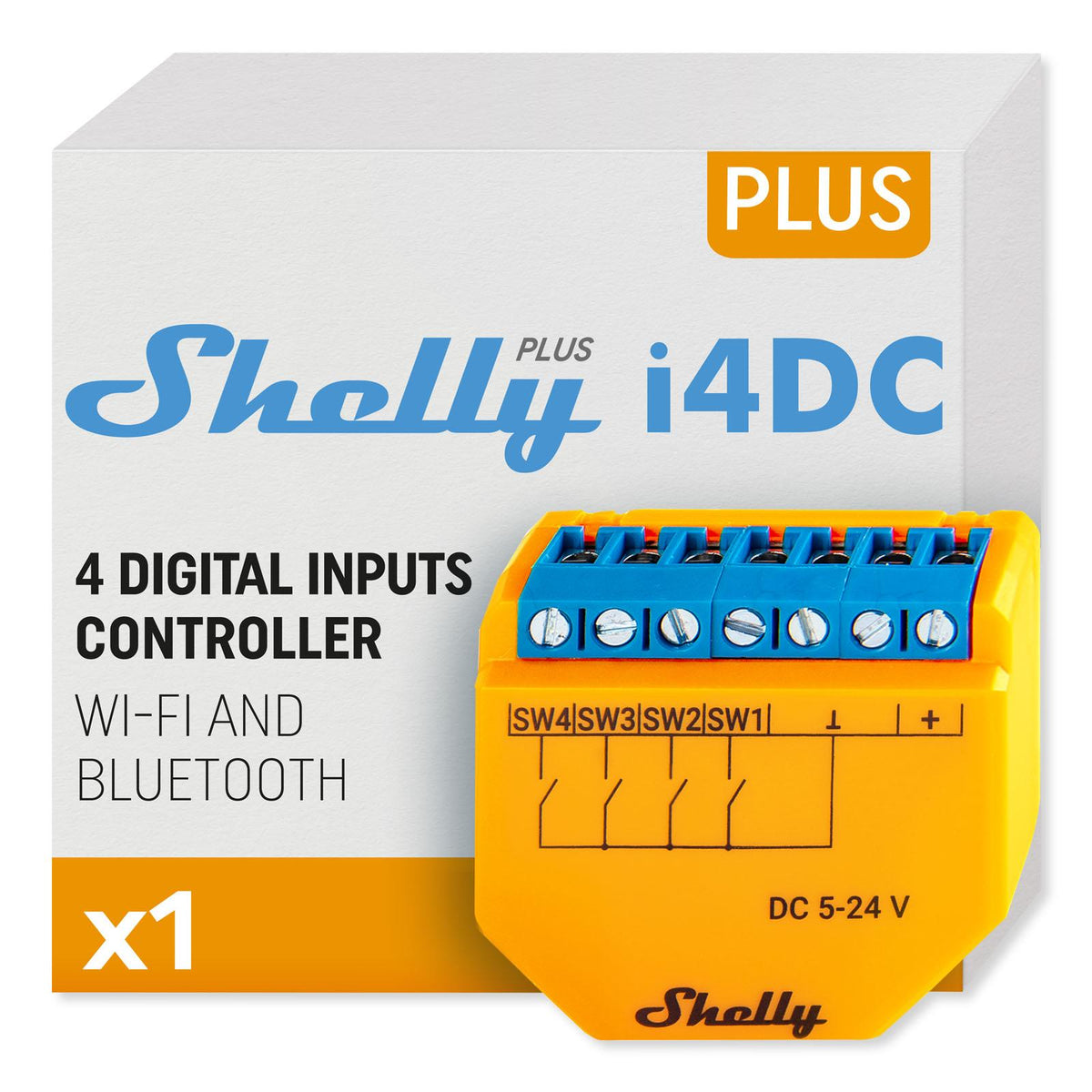 Shelly Plus i4 DC Input Controller