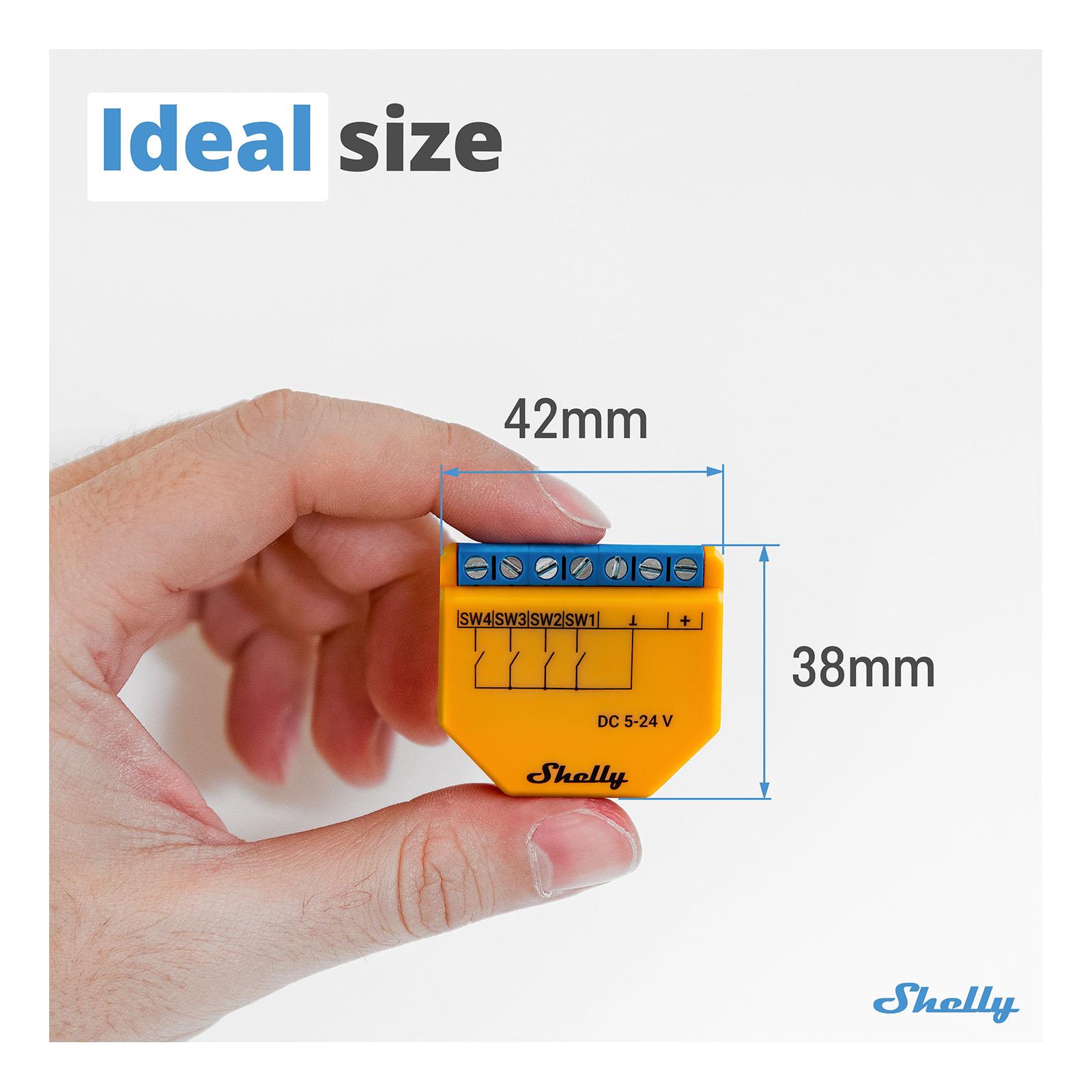 Shelly Plus i4 DC Input Controller